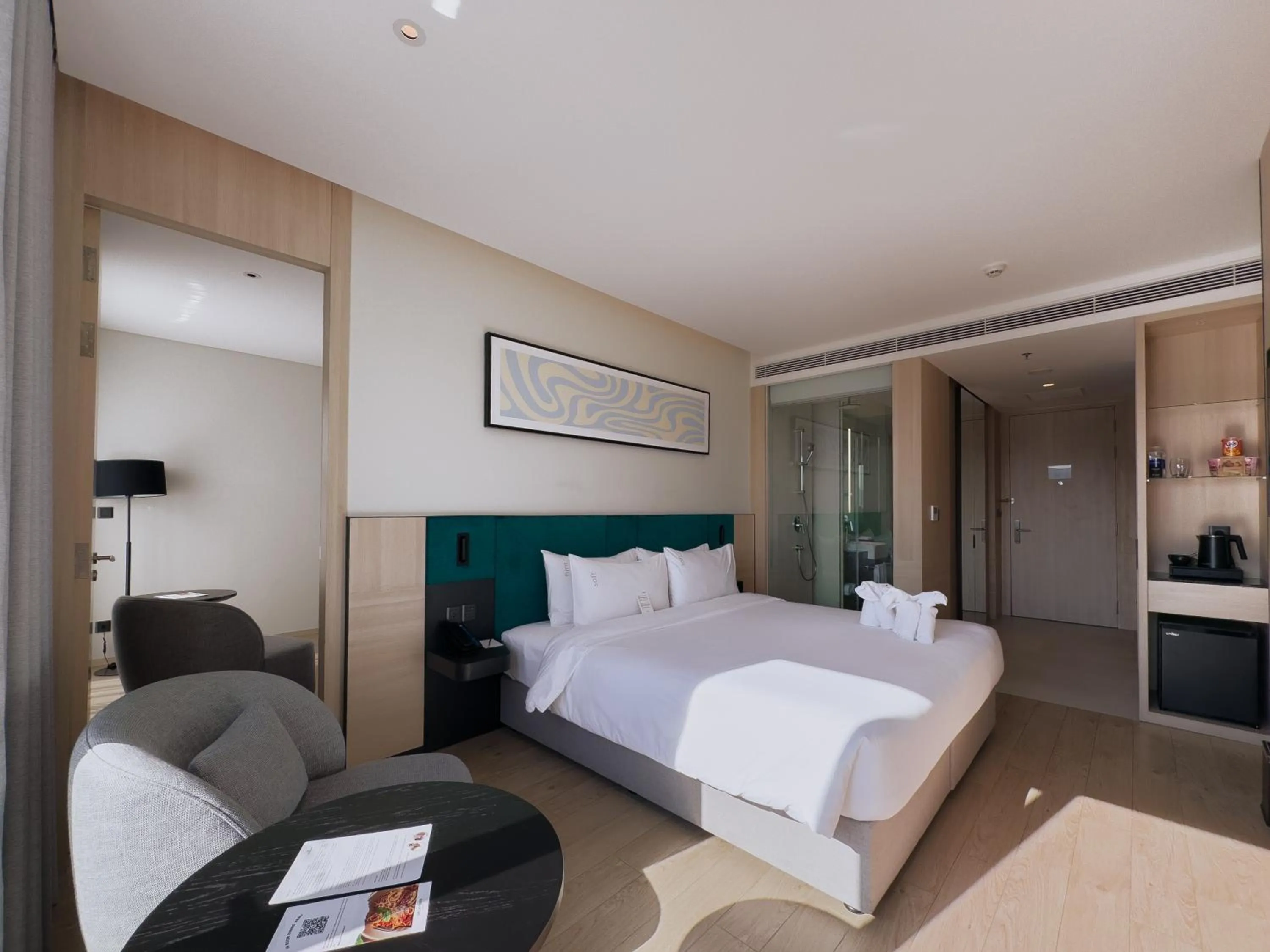 Photo of the whole room, Bed in December Hotel