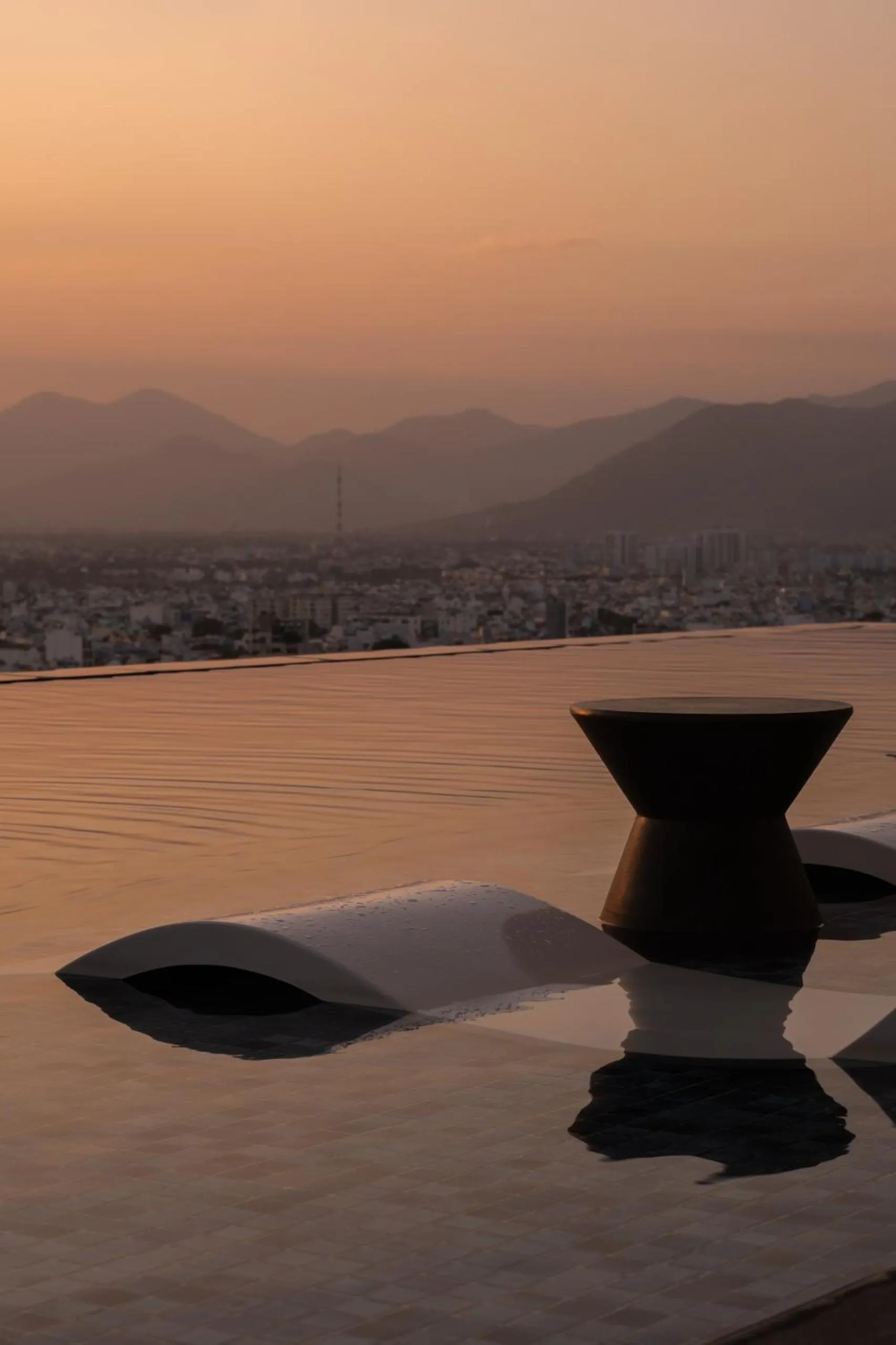 Swimming pool in December Hotel