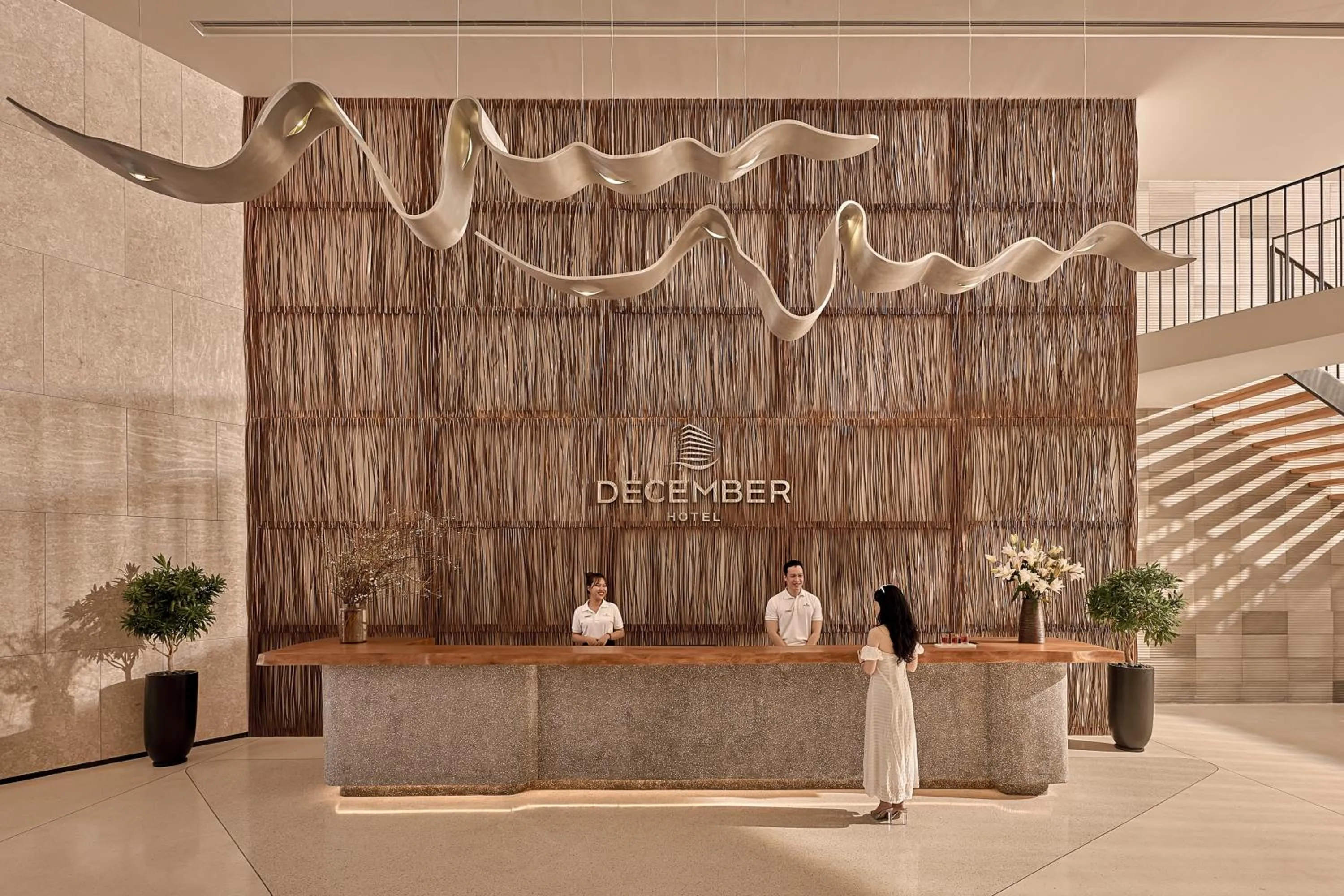 Lobby or reception in December Hotel