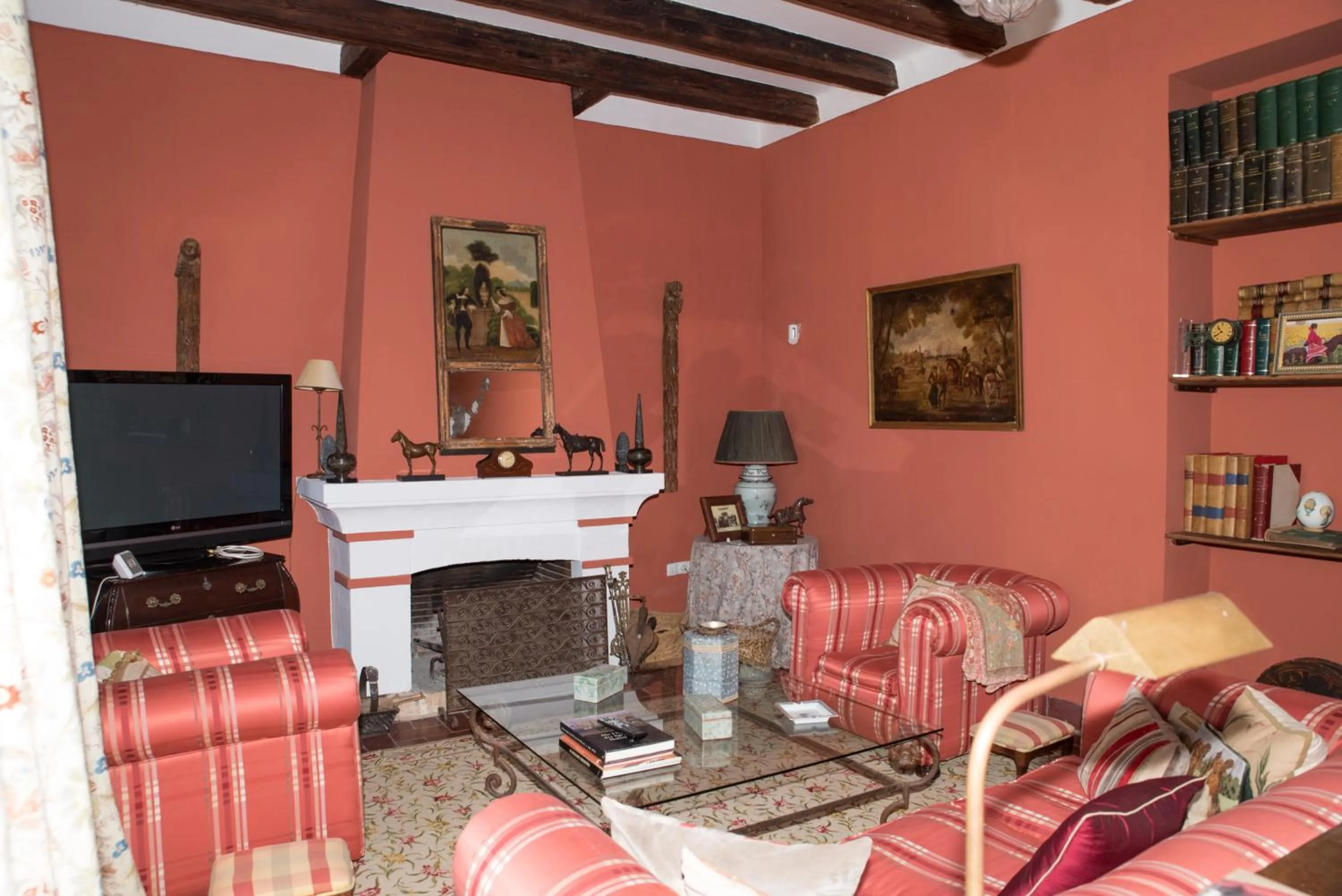 Communal lounge/ TV room in Hacienda La Indiana