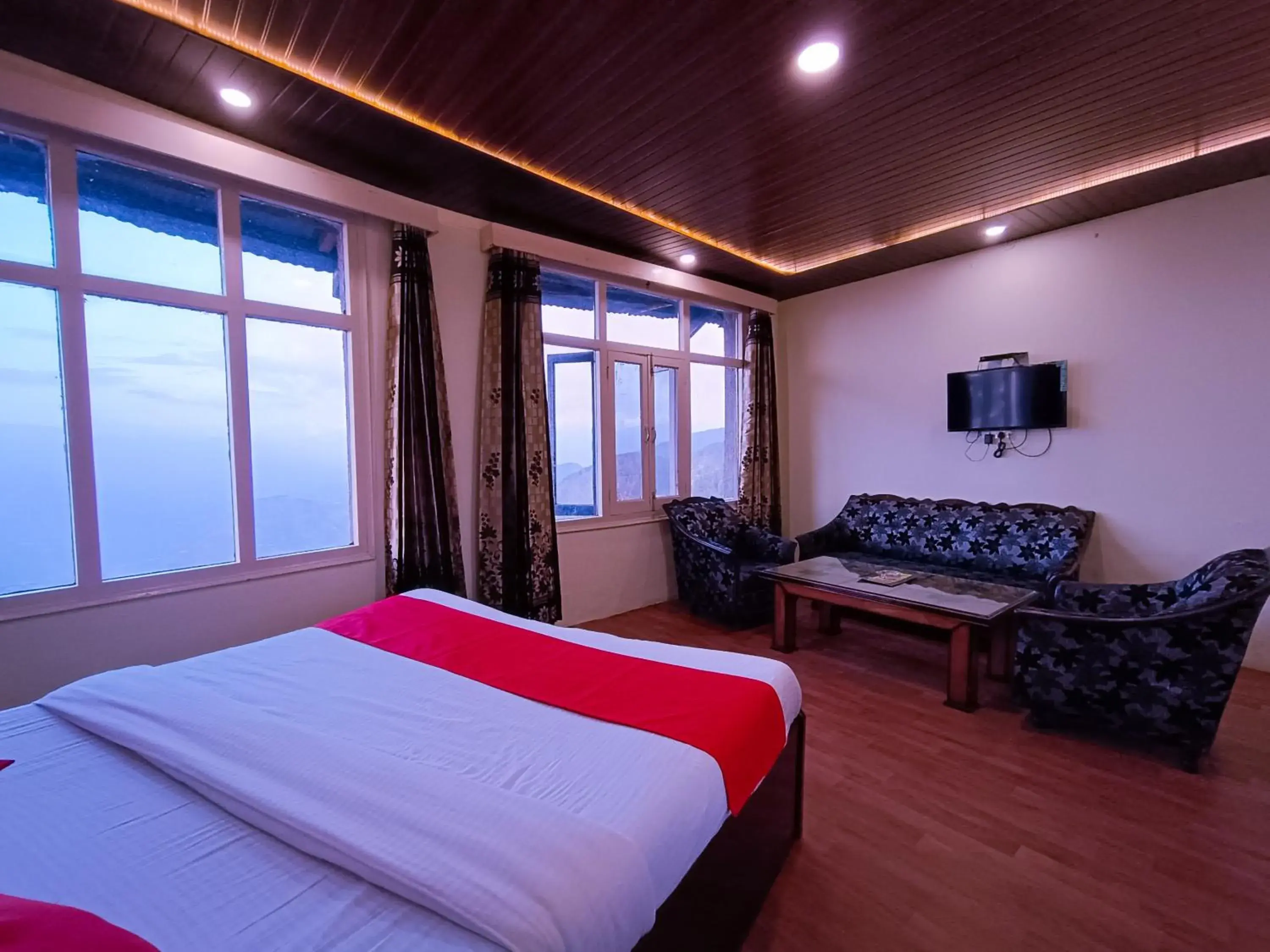 View (from property/room), Bed in Surya Resort Dalhousie View (from property/room), Bed in Surya Resort Dalhousie