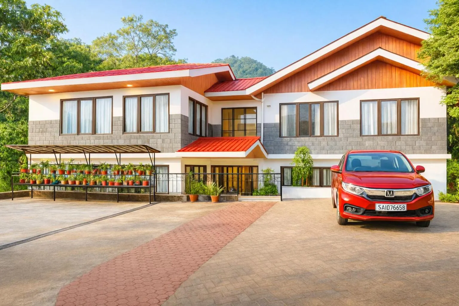 Property building in Sparrow Cherry Resort 2 min walk To MG Marg