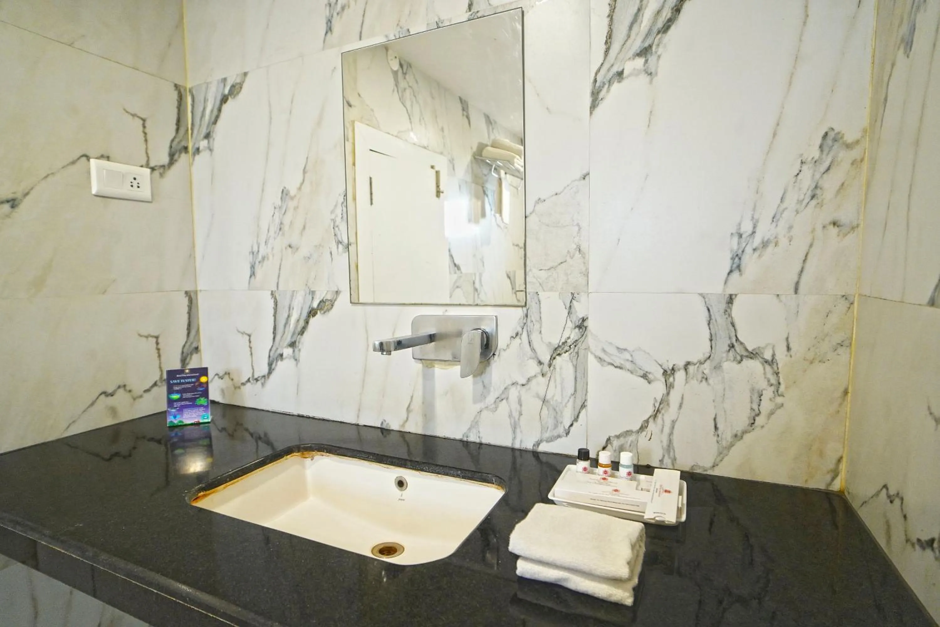 Bathroom in Hotel Ekta International !! 300 Mts From BABA BAIDYANATH DHAM TEMPLE !!