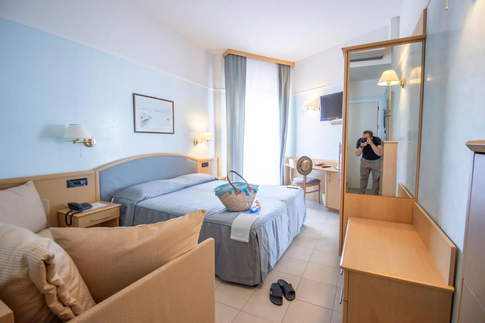 Bed in Hotel Universo