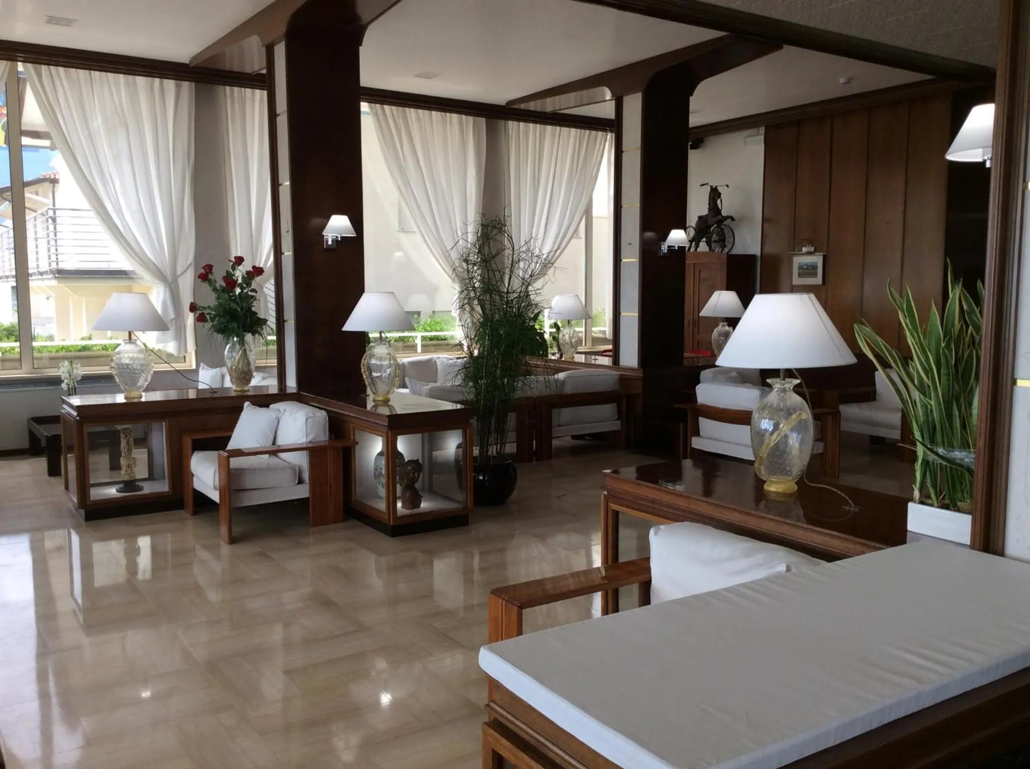 Decorative detail in Hotel Universo