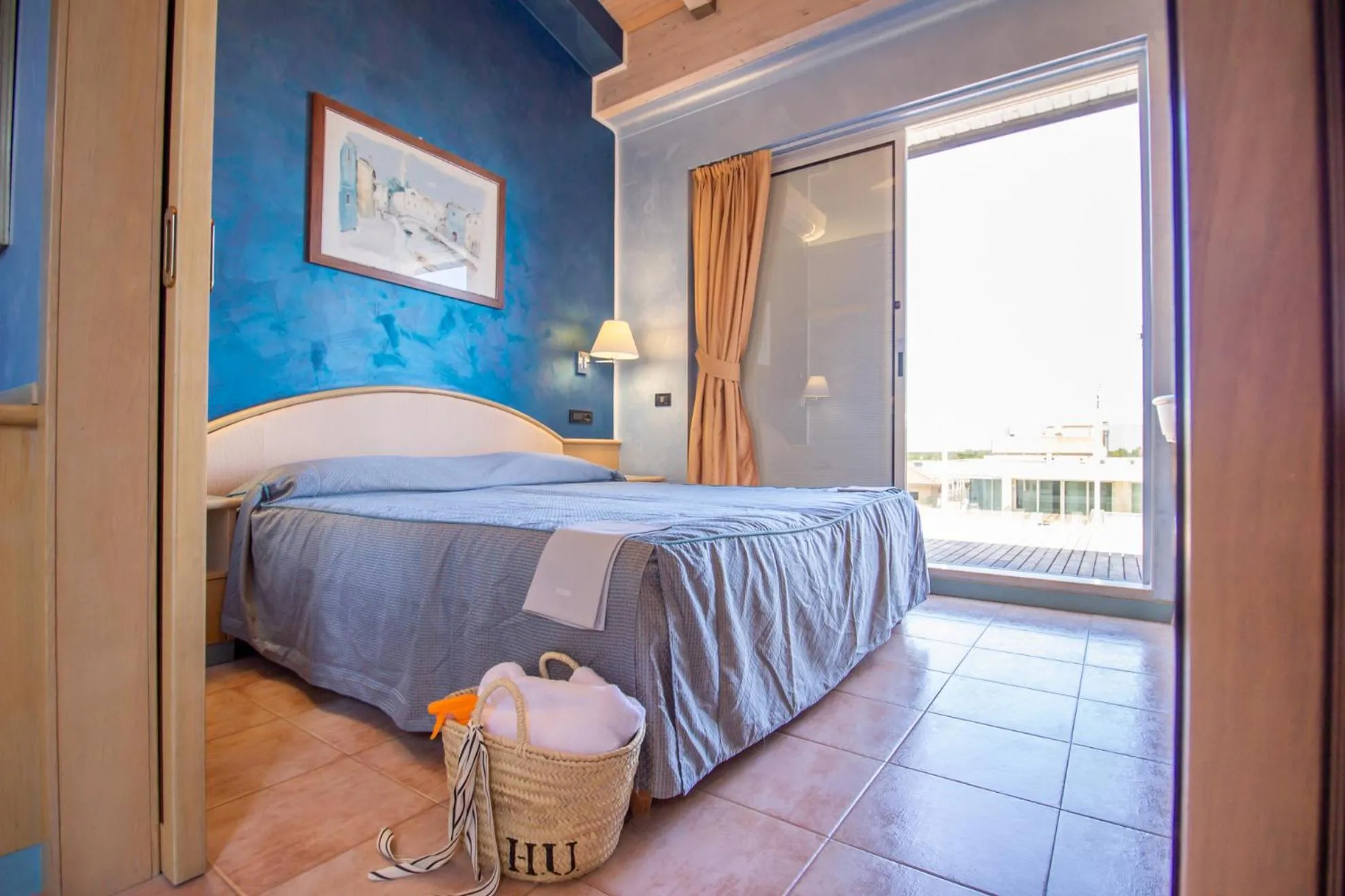 Bed in Hotel Universo