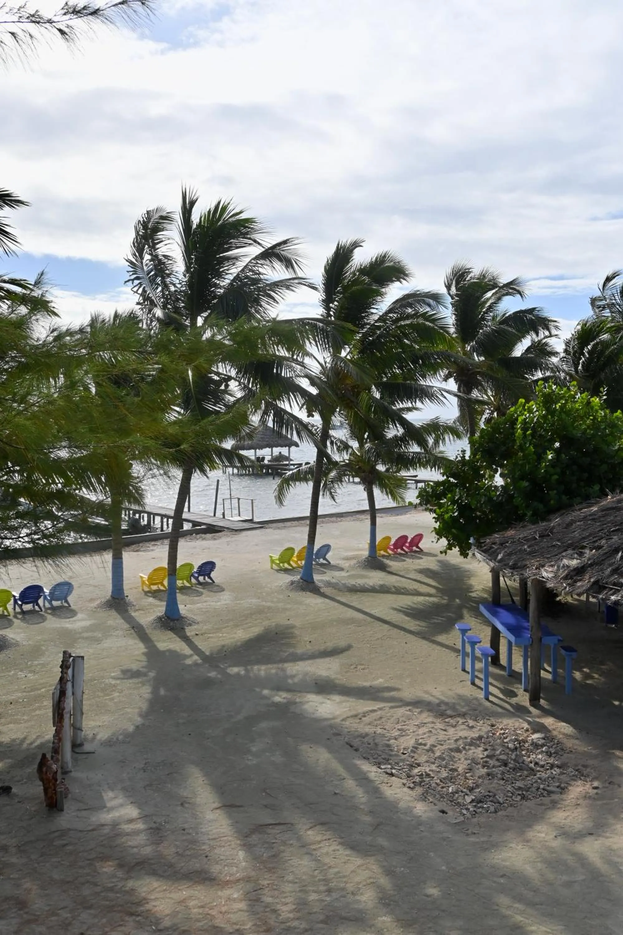 Sea view in Anchorage Beach Resort Caye Caulker
