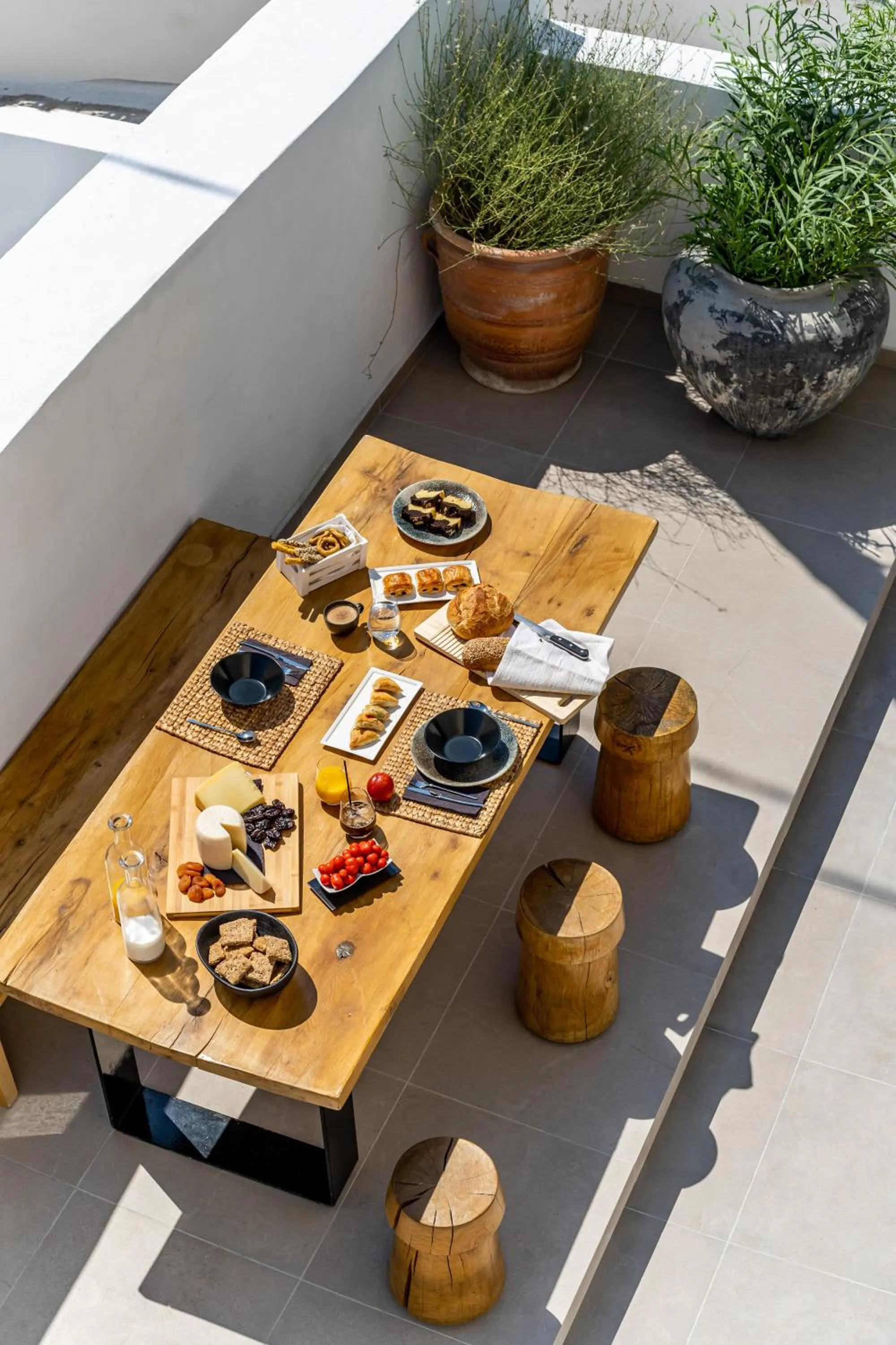 Patio in Amer Suites