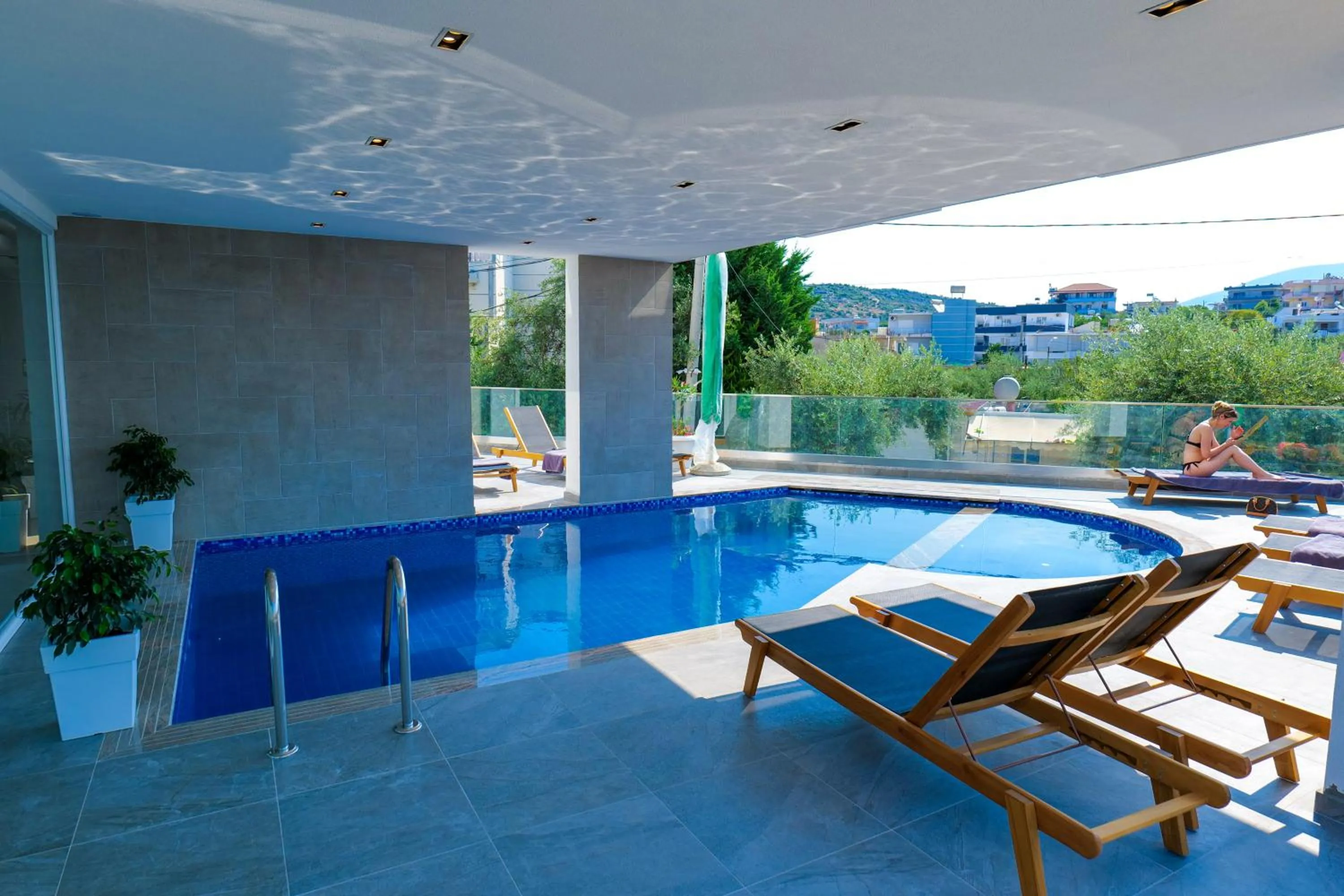 Pool view in Hotel Nerium