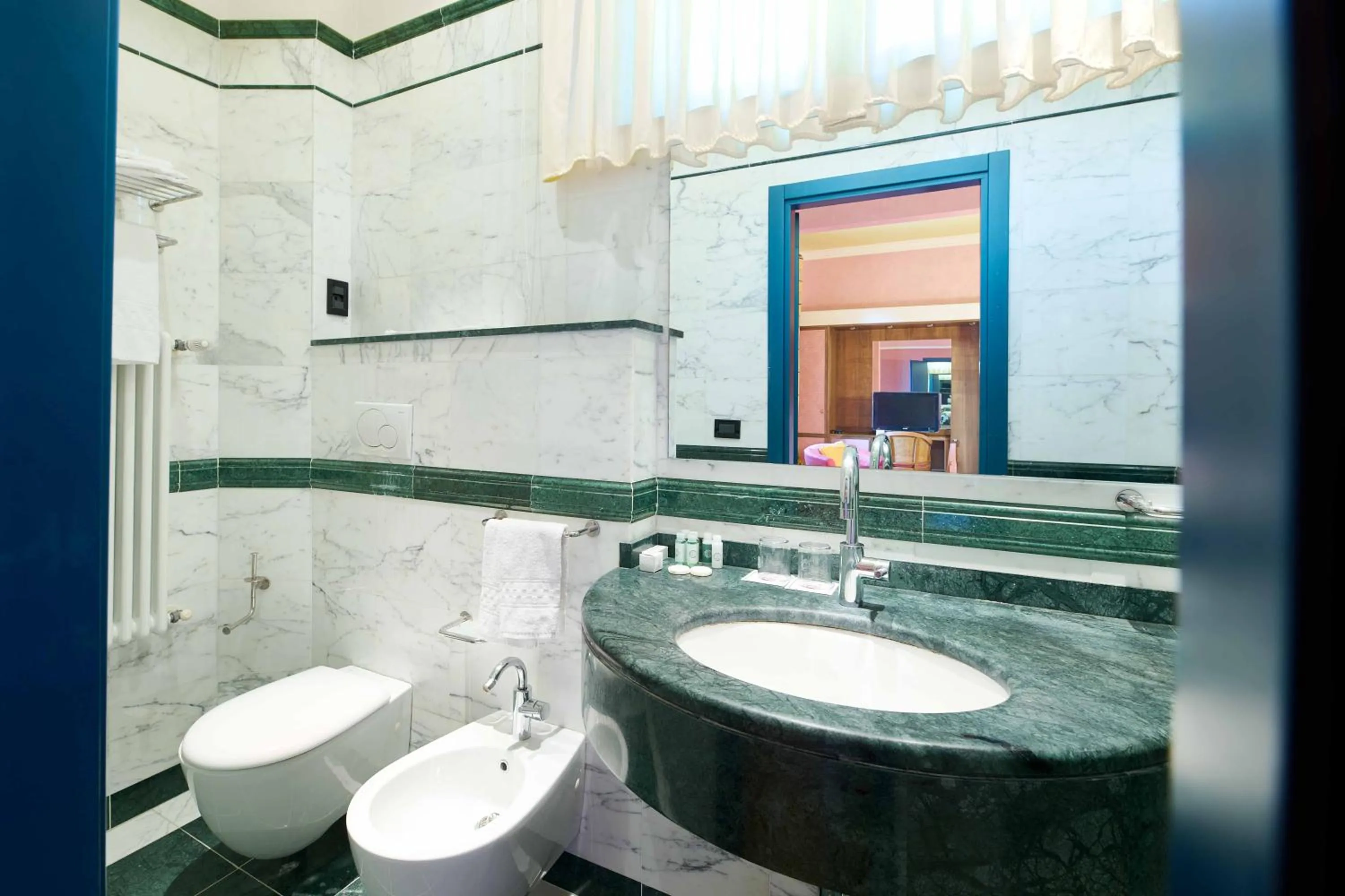 Bathroom in Grand Hotel Bellavista Palace & Golf