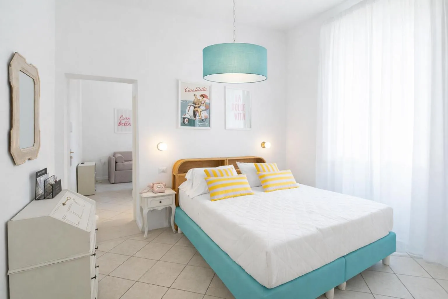 Bedroom, Bed in Hotel La Pineta Al Mare