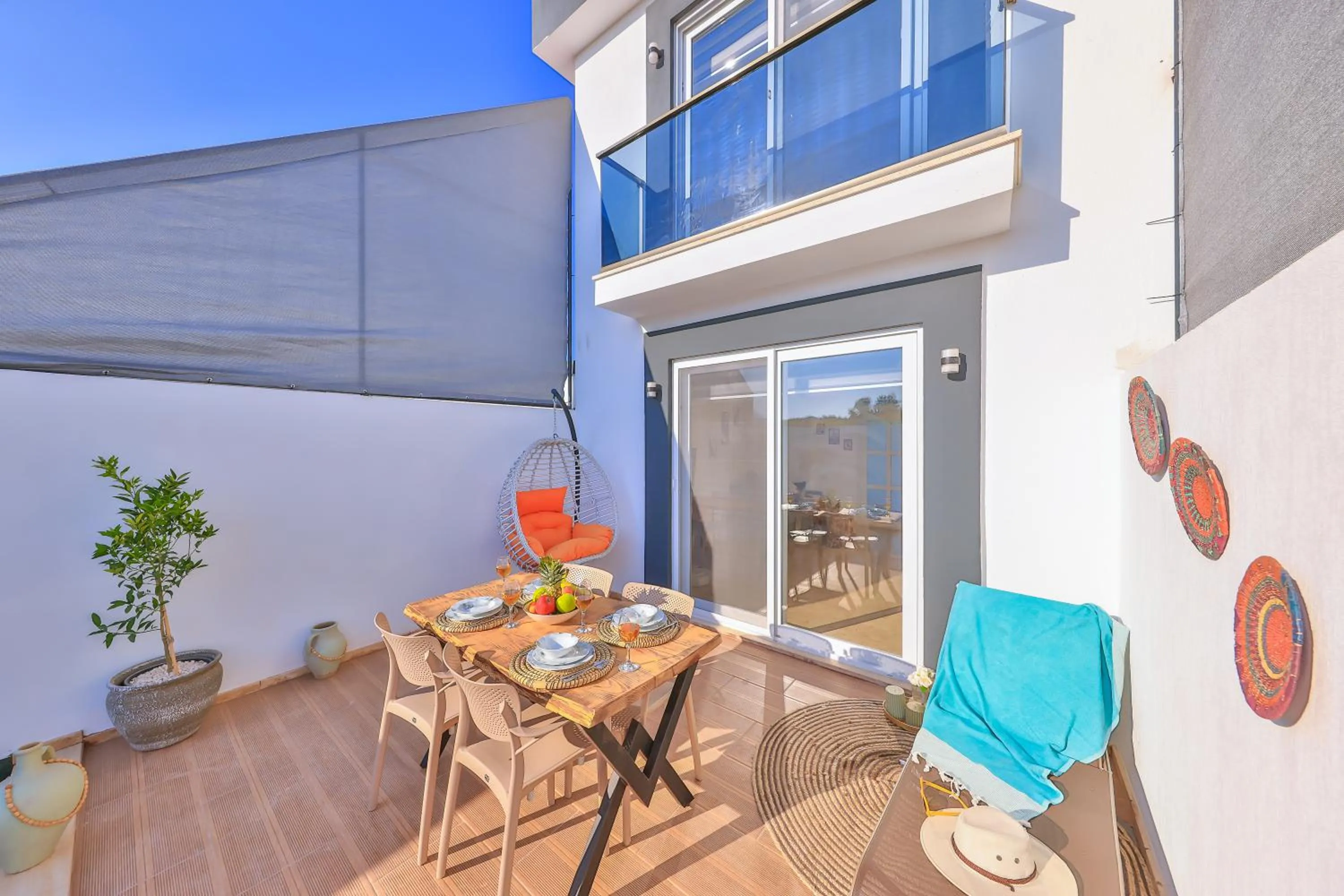 Balcony/Terrace in Villa Ay