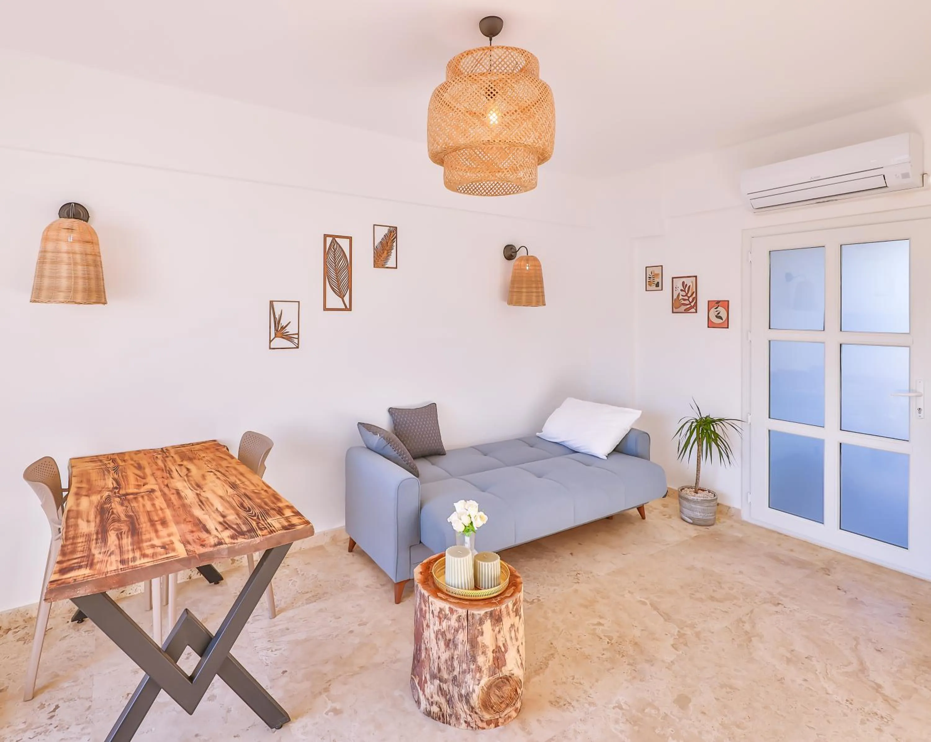 Living room in Villa Ay