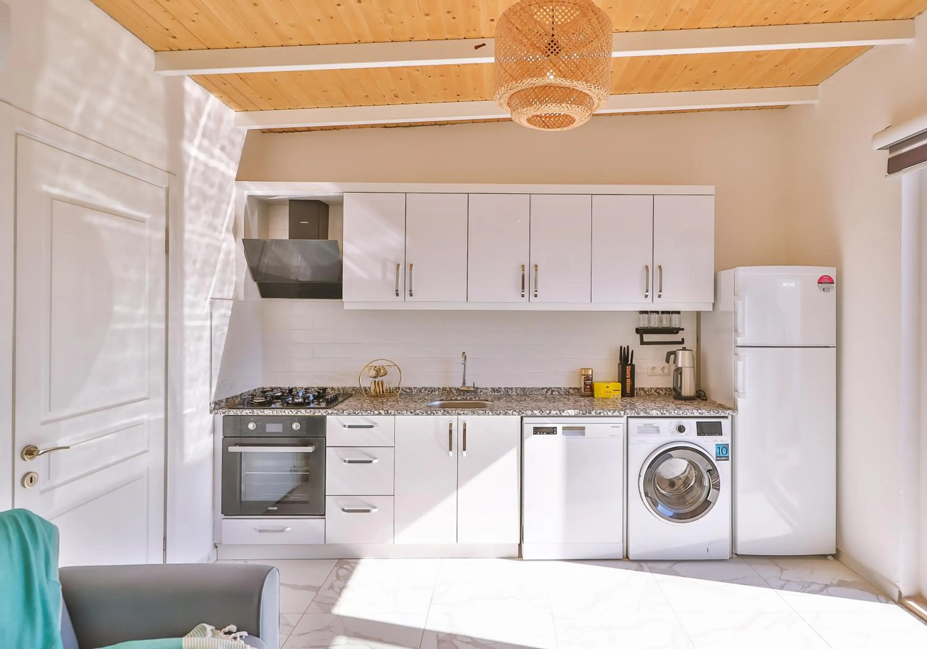 Kitchen or kitchenette in Villa Ay