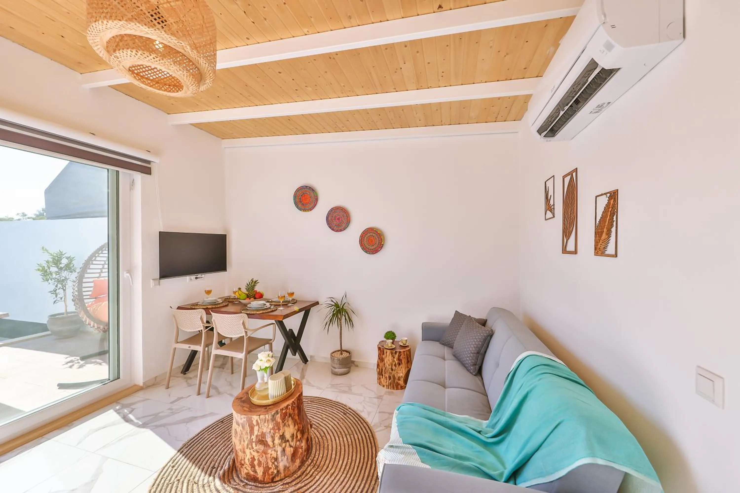 Inner courtyard view in Villa Ay