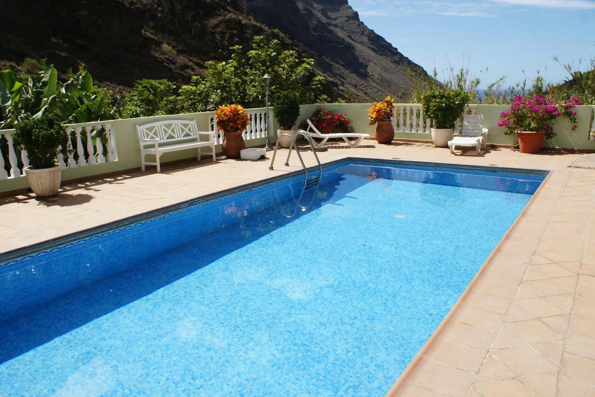 Swimming pool in Apartamentos Nelly