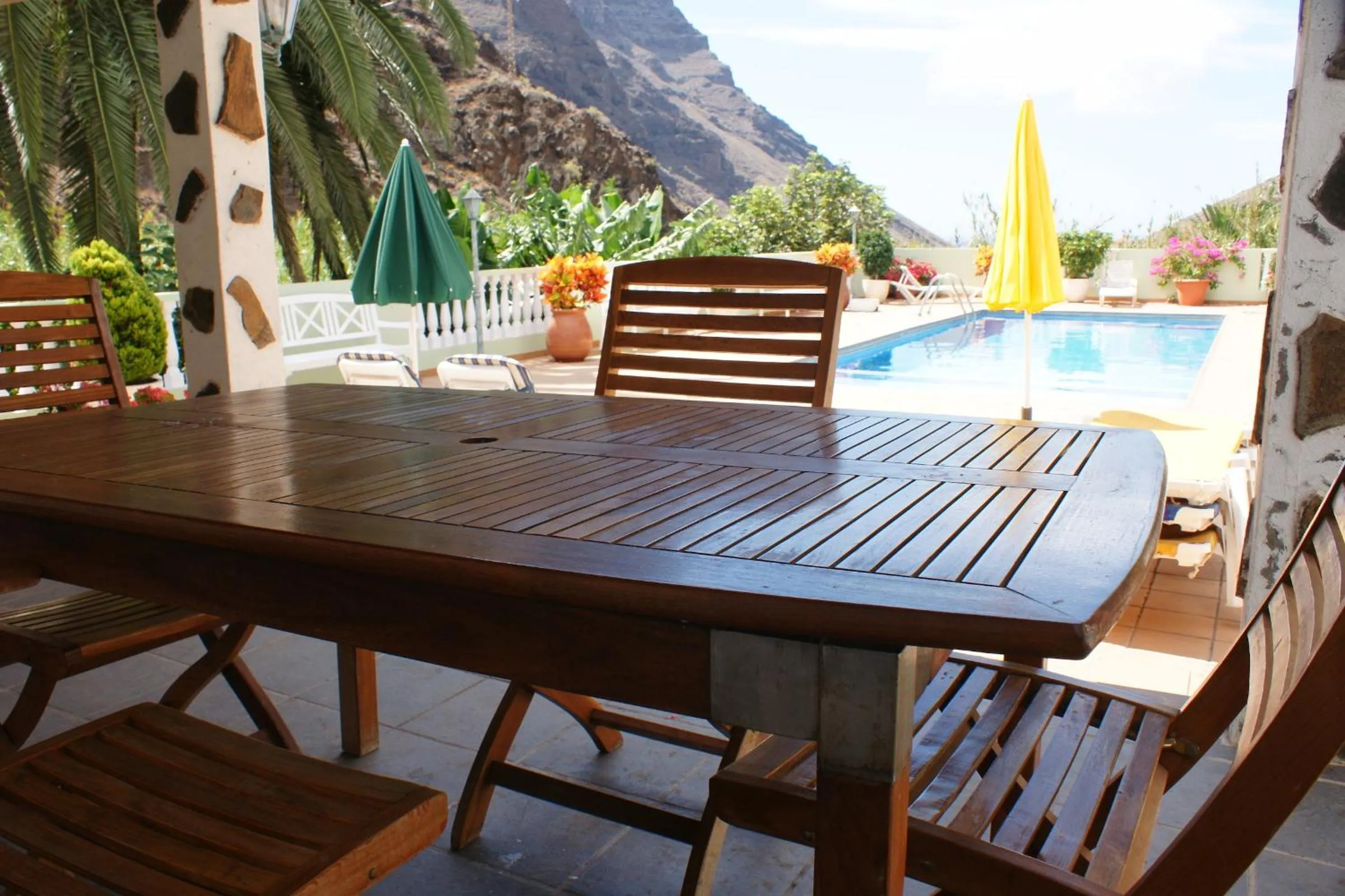 Swimming pool in Apartamentos Nelly