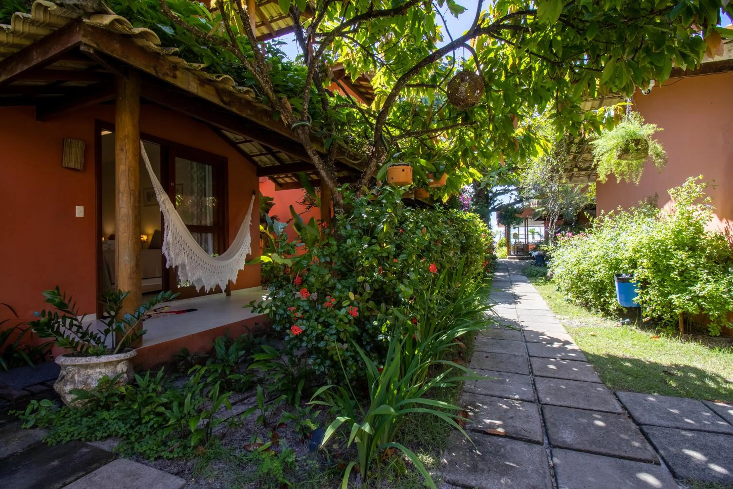 Garden view in Club do Balanço Pousada e Restaurante