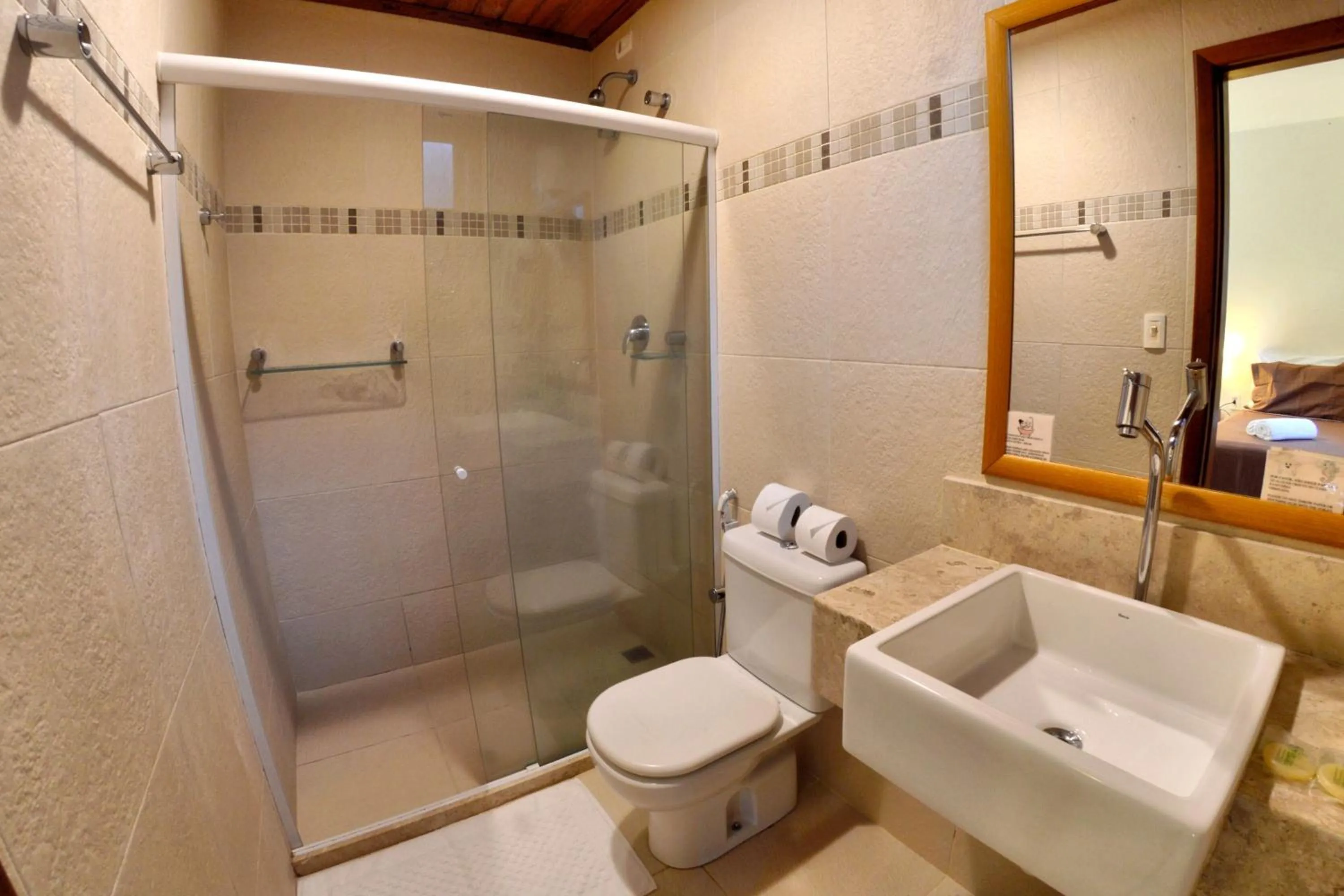 Shower in Club do Balanço Pousada e Restaurante