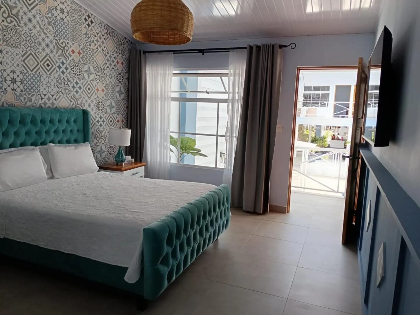 Bed in Hotel Mono Azul