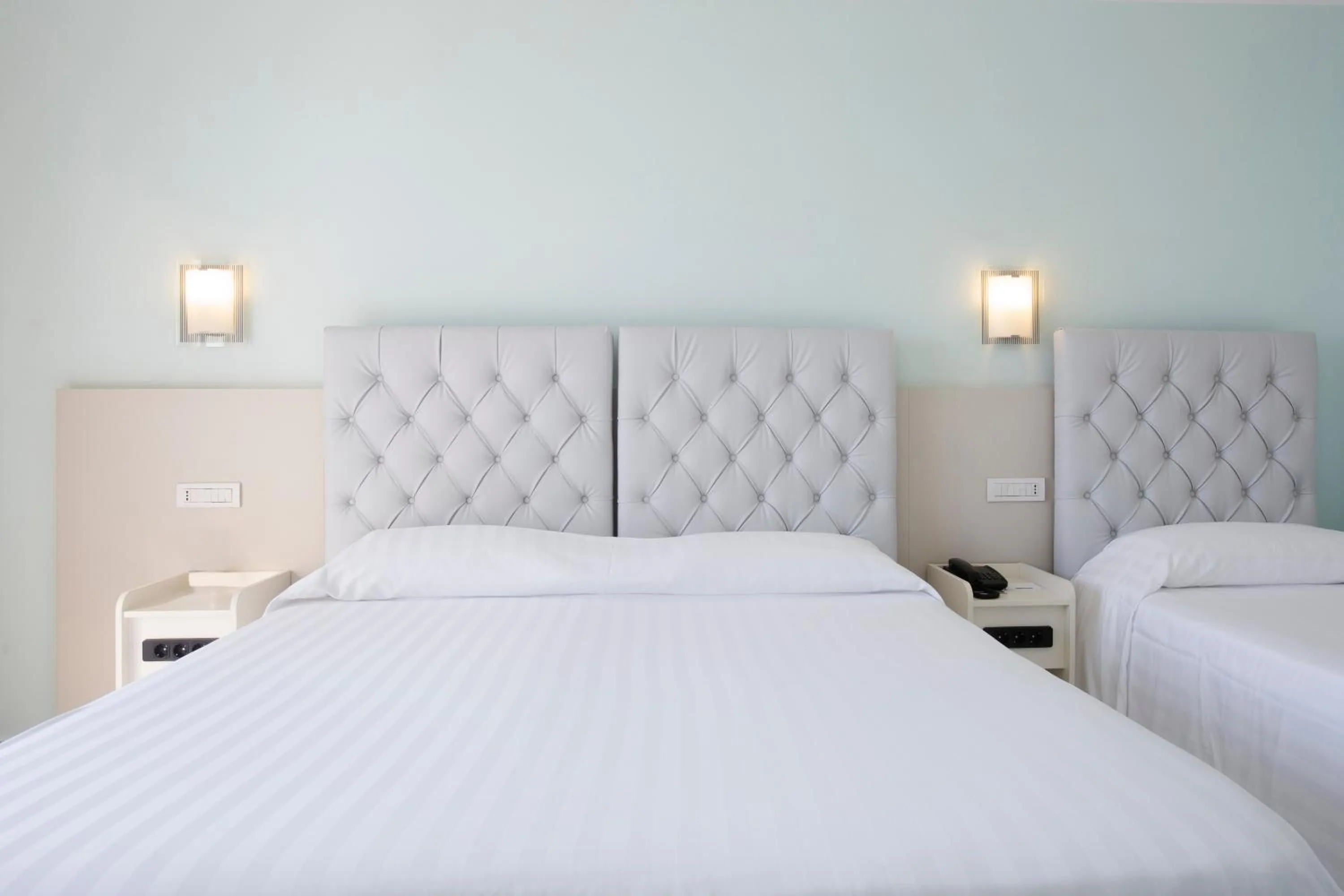 Bed in Grand Hotel Salerno