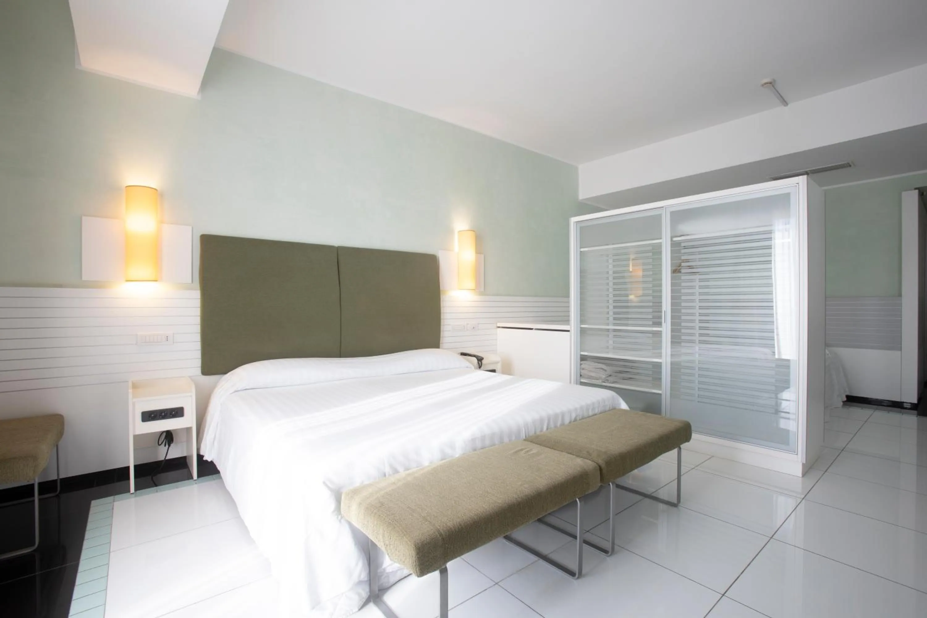 Bed in Grand Hotel Salerno