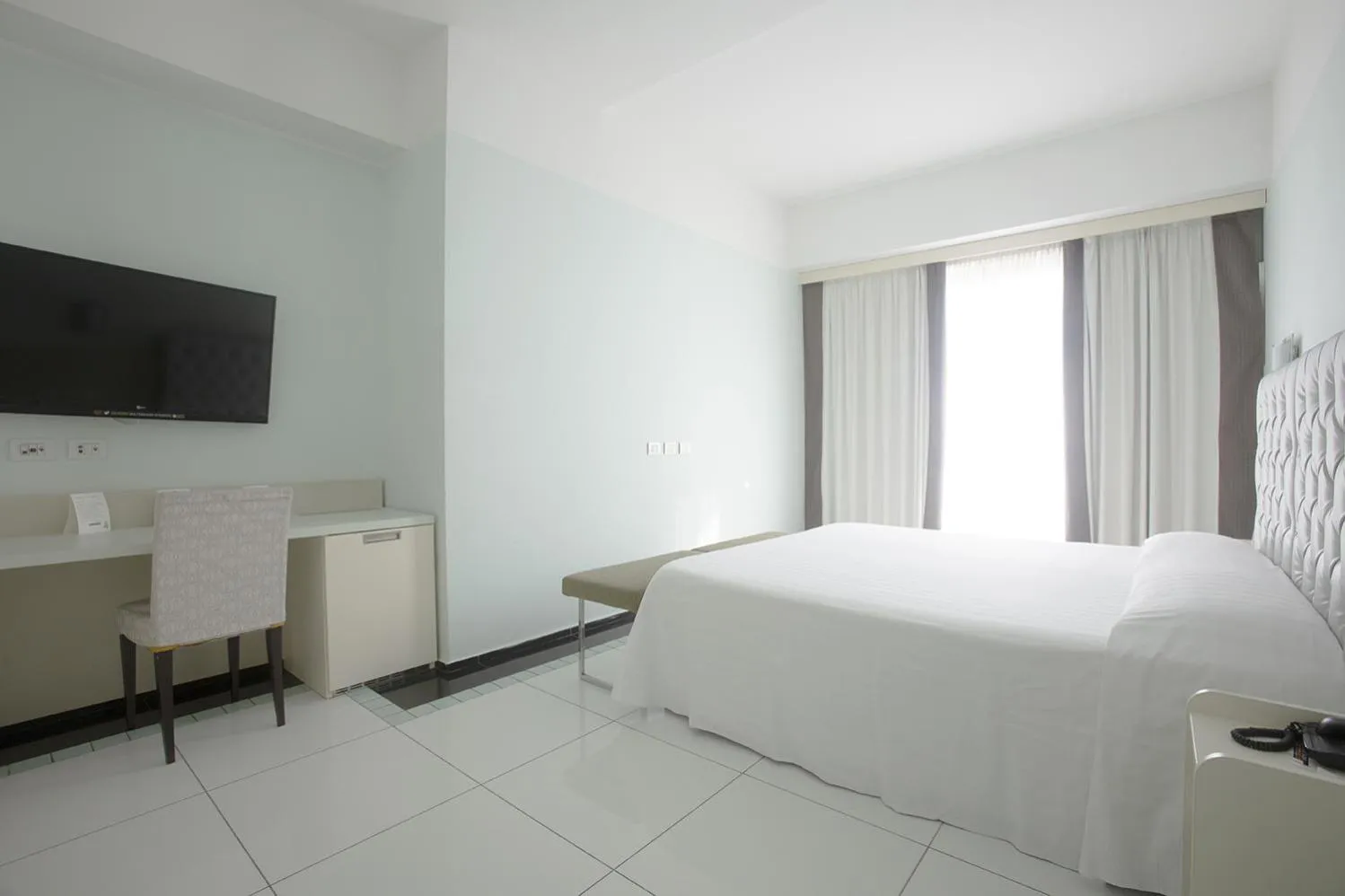 Bed in Grand Hotel Salerno