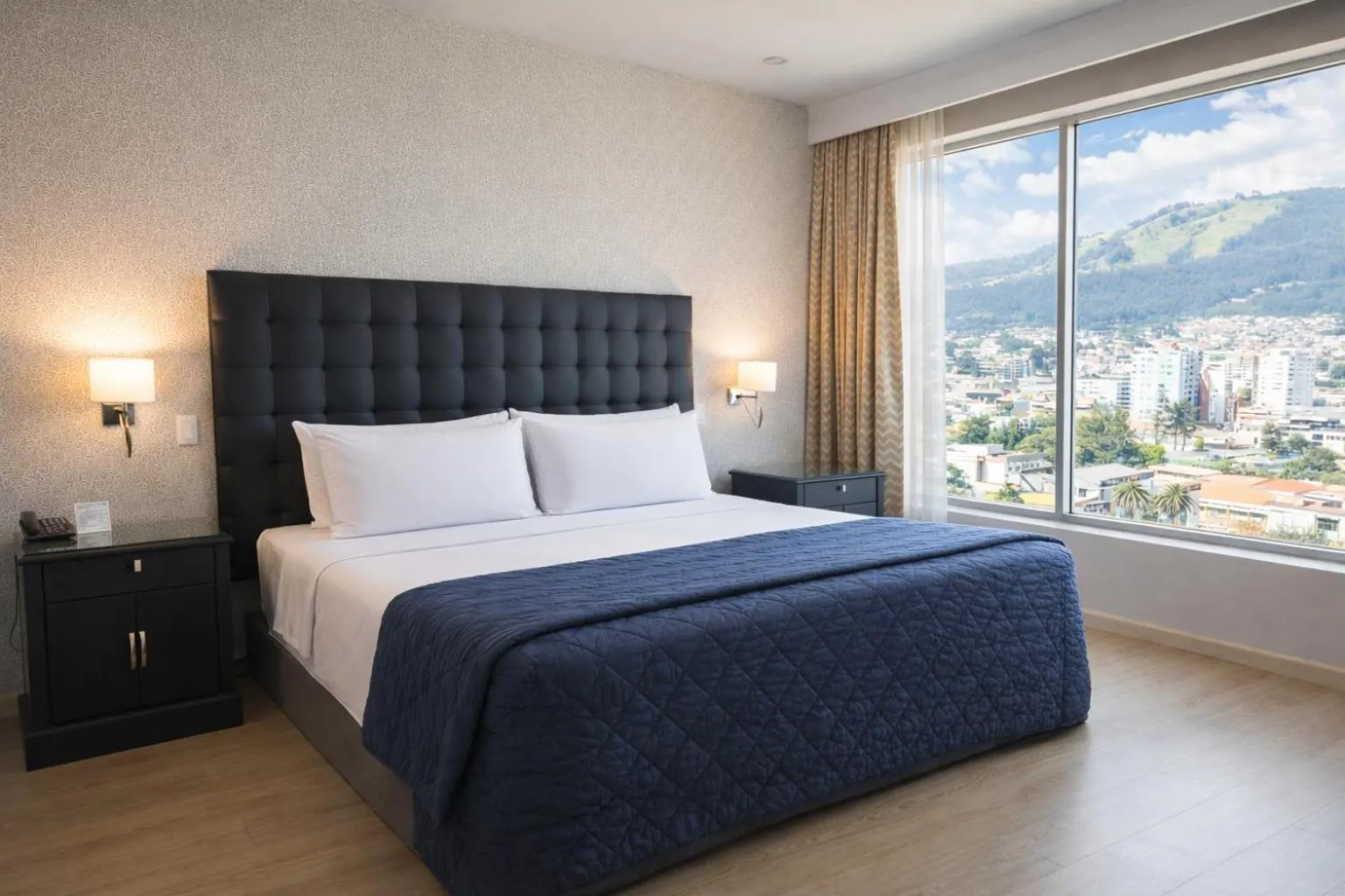 Bed in Aparta Hotel Torres de Suites