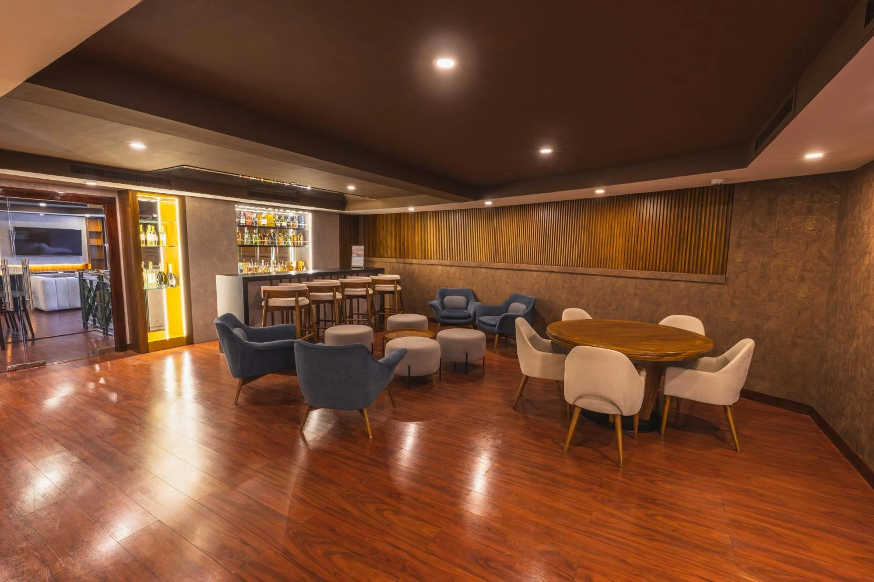 Seating area in Aparta Hotel Torres de Suites