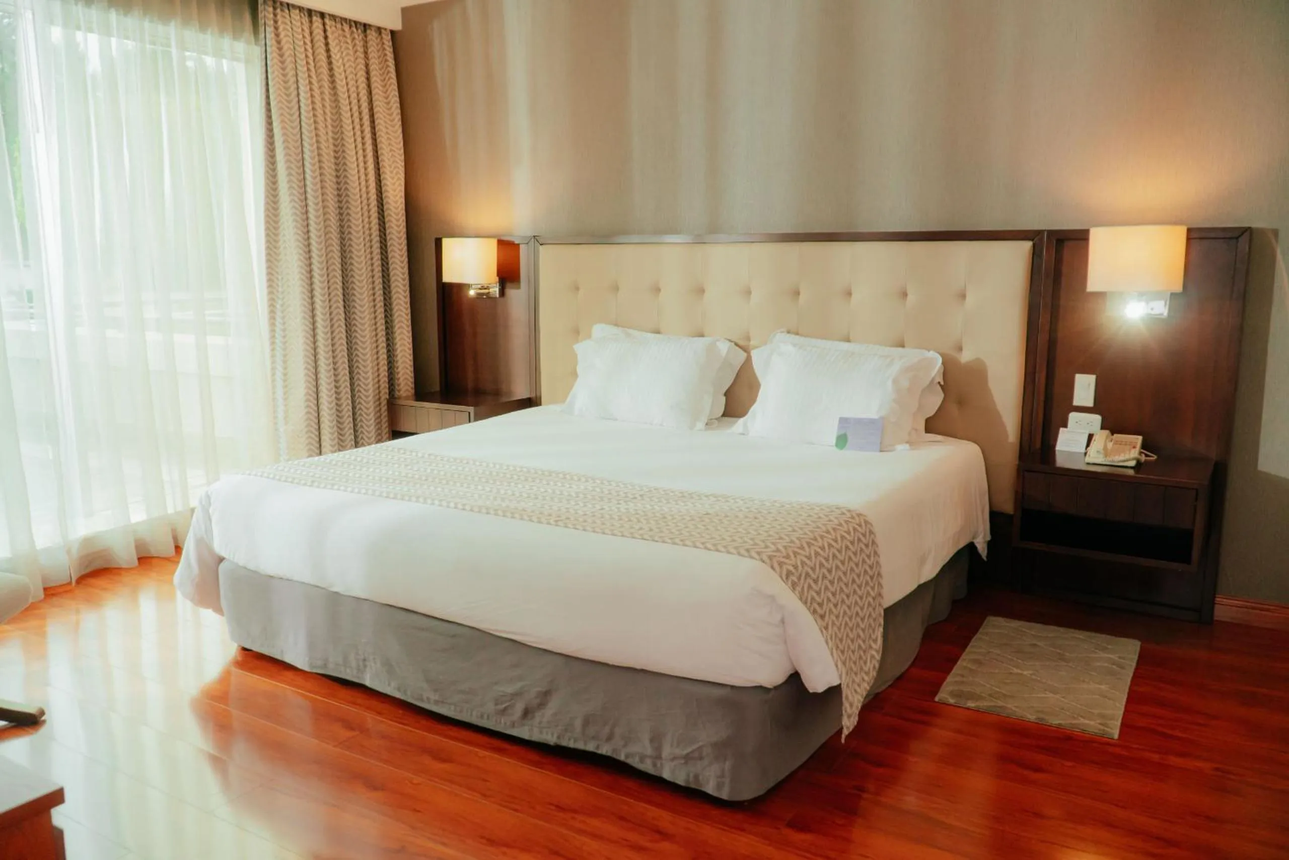 Bed in Aparta Hotel Torres de Suites