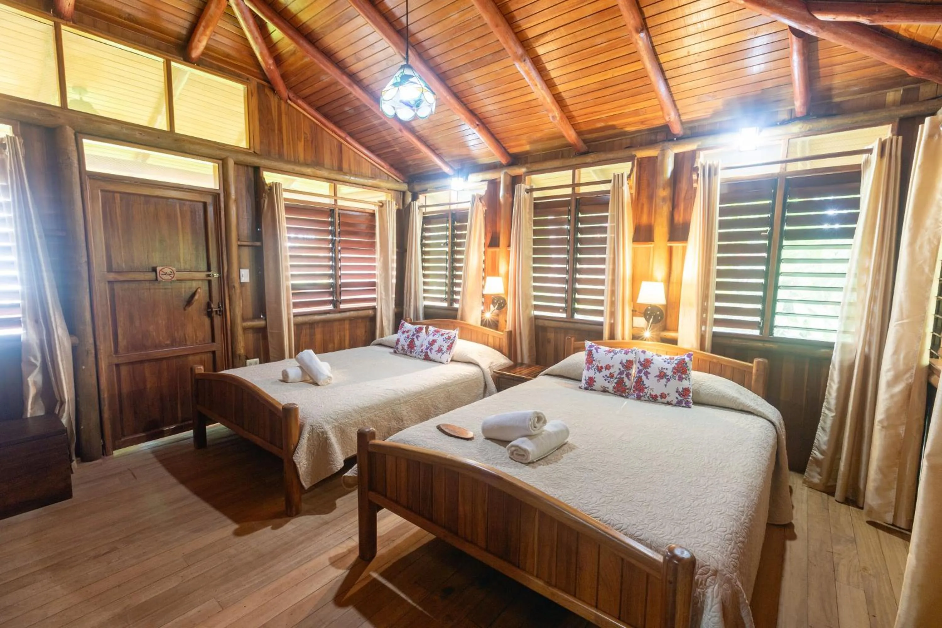 Bed in La Cusinga Lodge