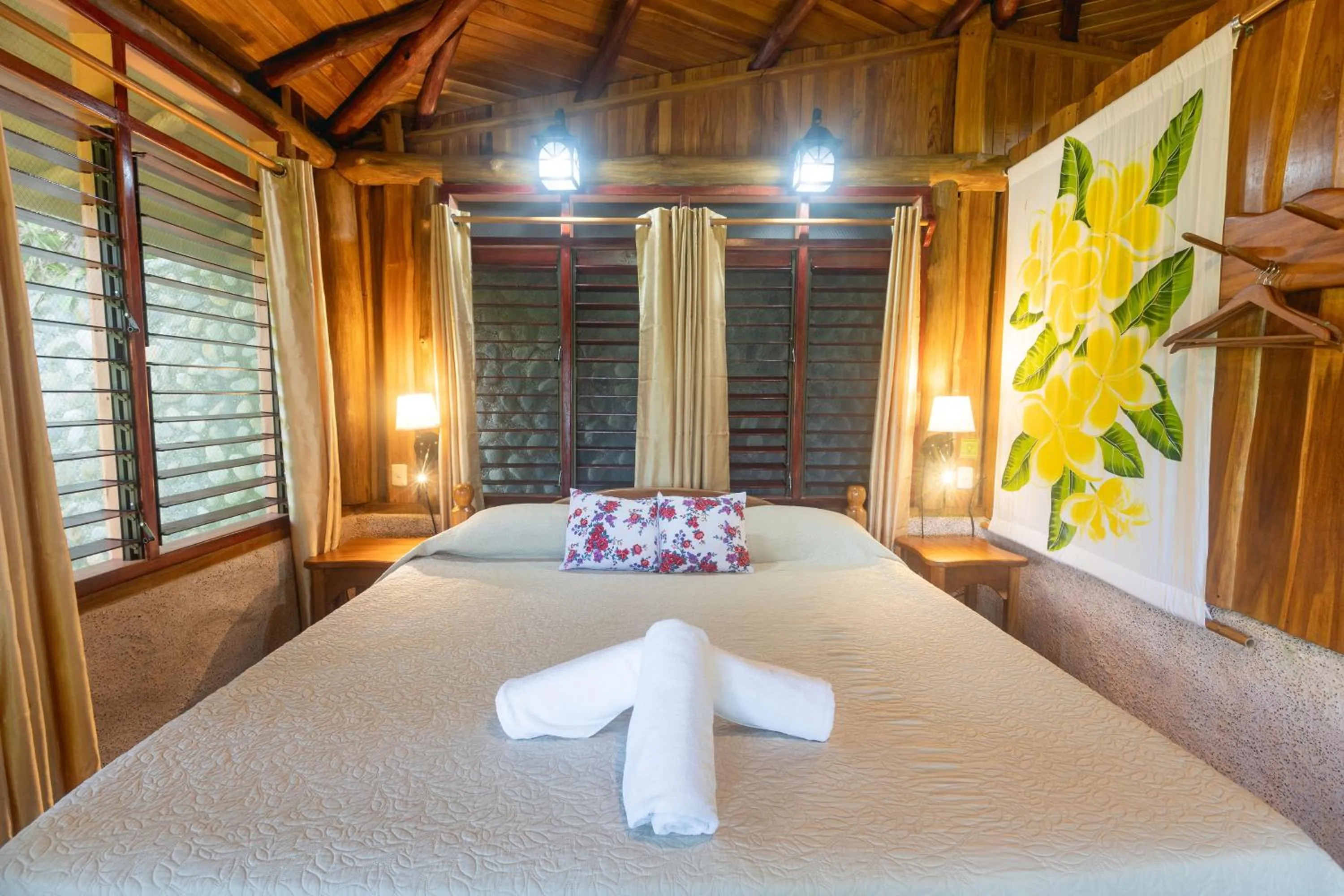 Bed in La Cusinga Lodge