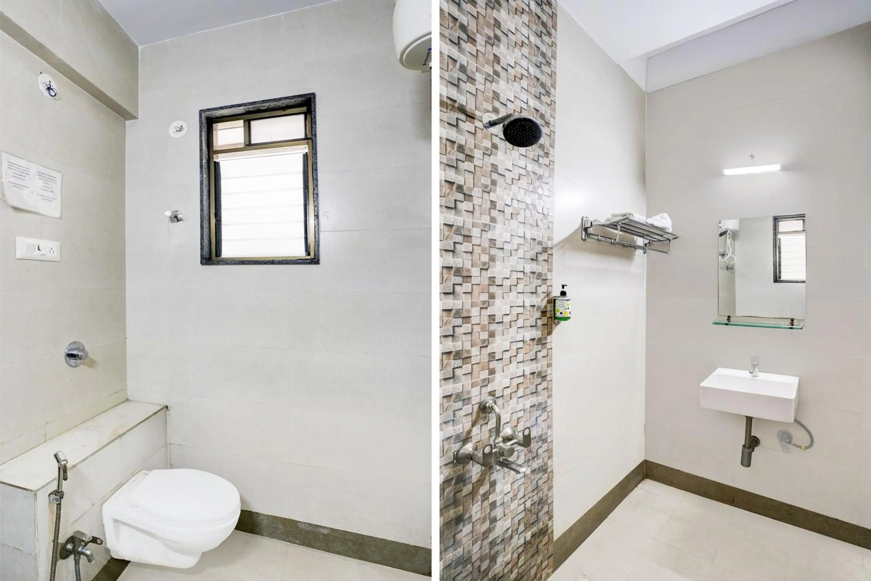 Bathroom in FabHotel The Address - Nashik Railway Station