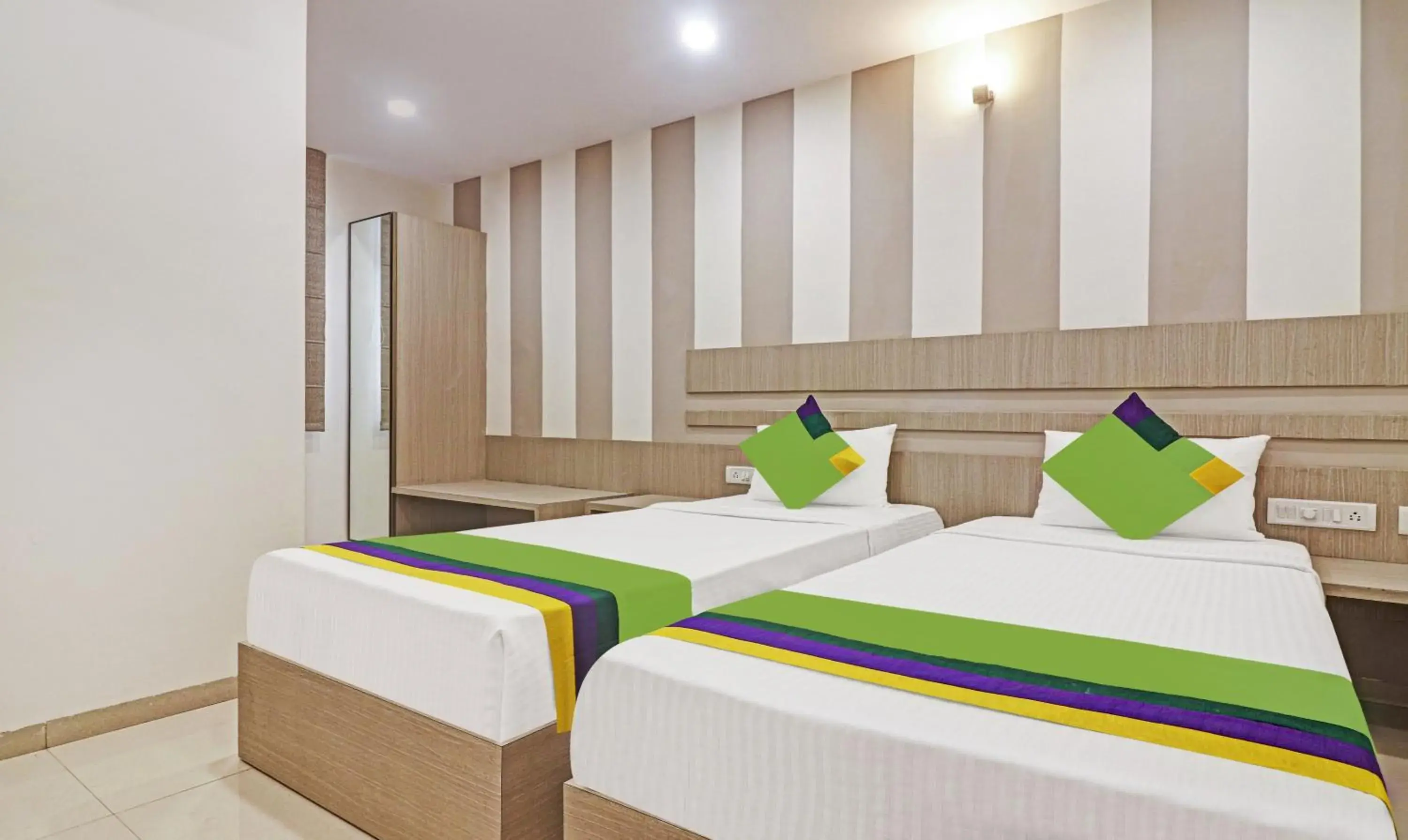 Bedroom, Bed in Treebo Arastu Grand Bedroom, Bed in Treebo Arastu Grand