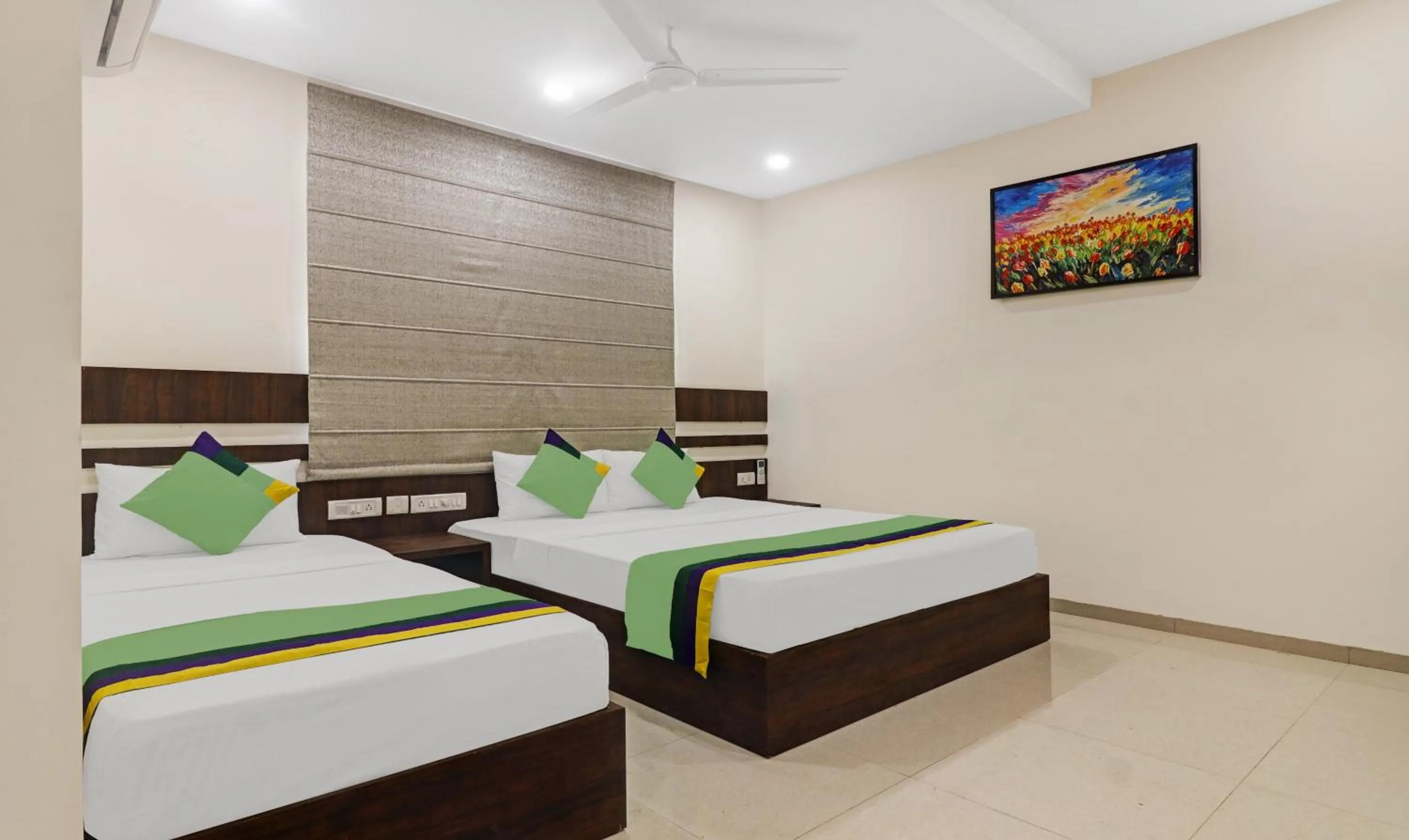 Bedroom, Bed in Treebo Arastu Grand