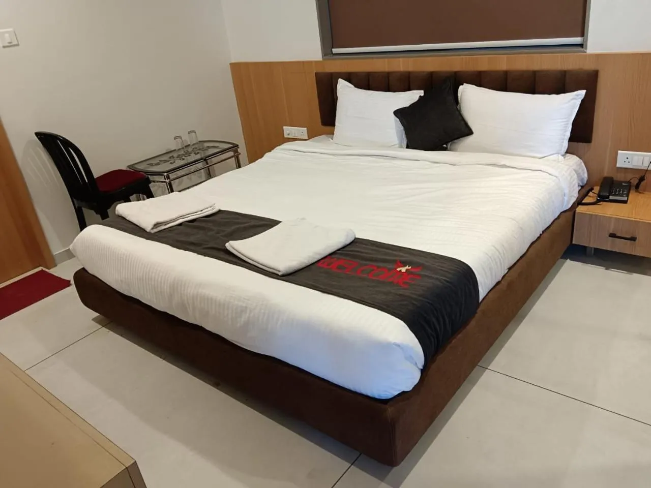 Bedroom in Hotel welcome somnath