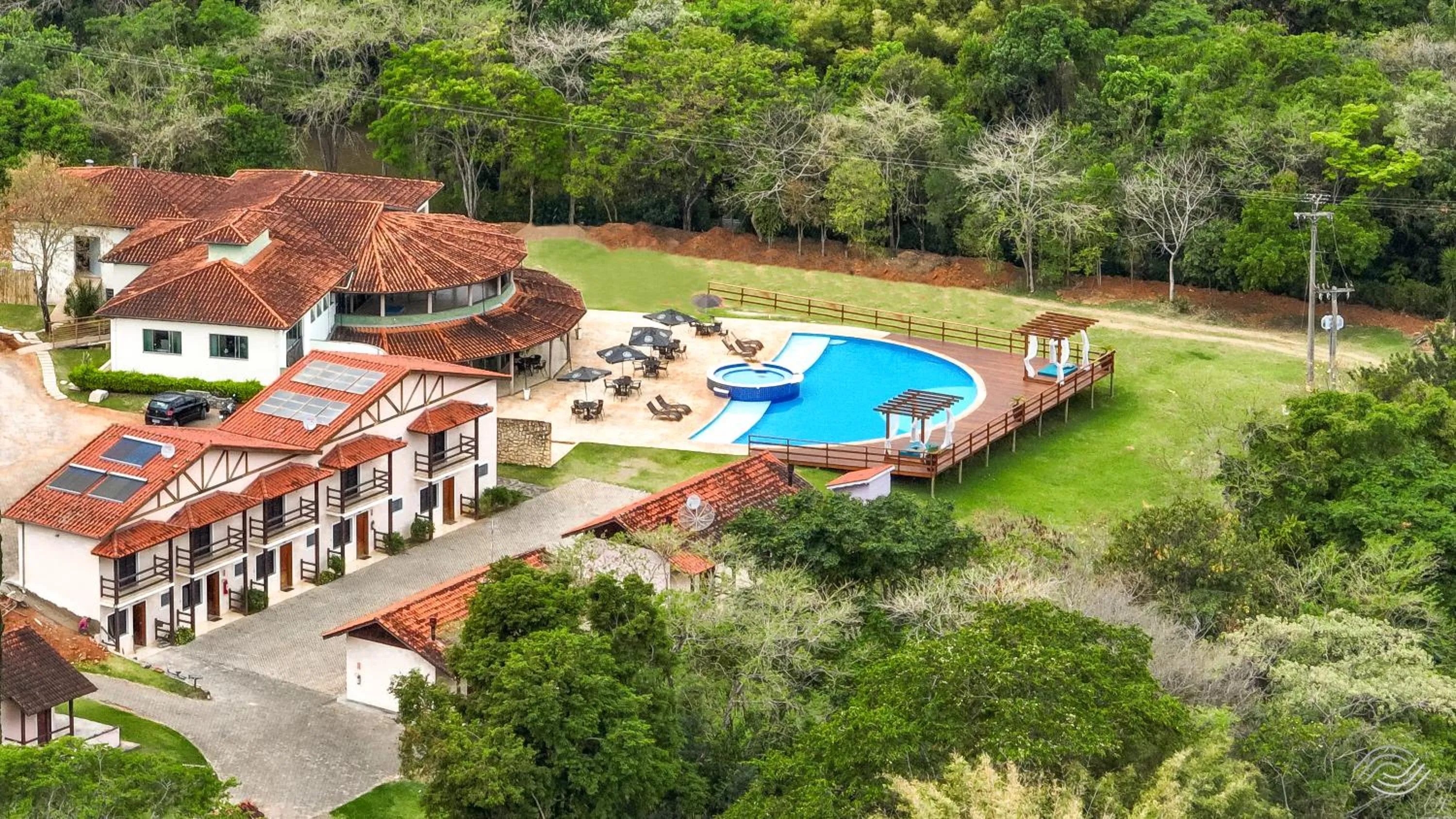Property building in Pousada Recanto do Amanhecer