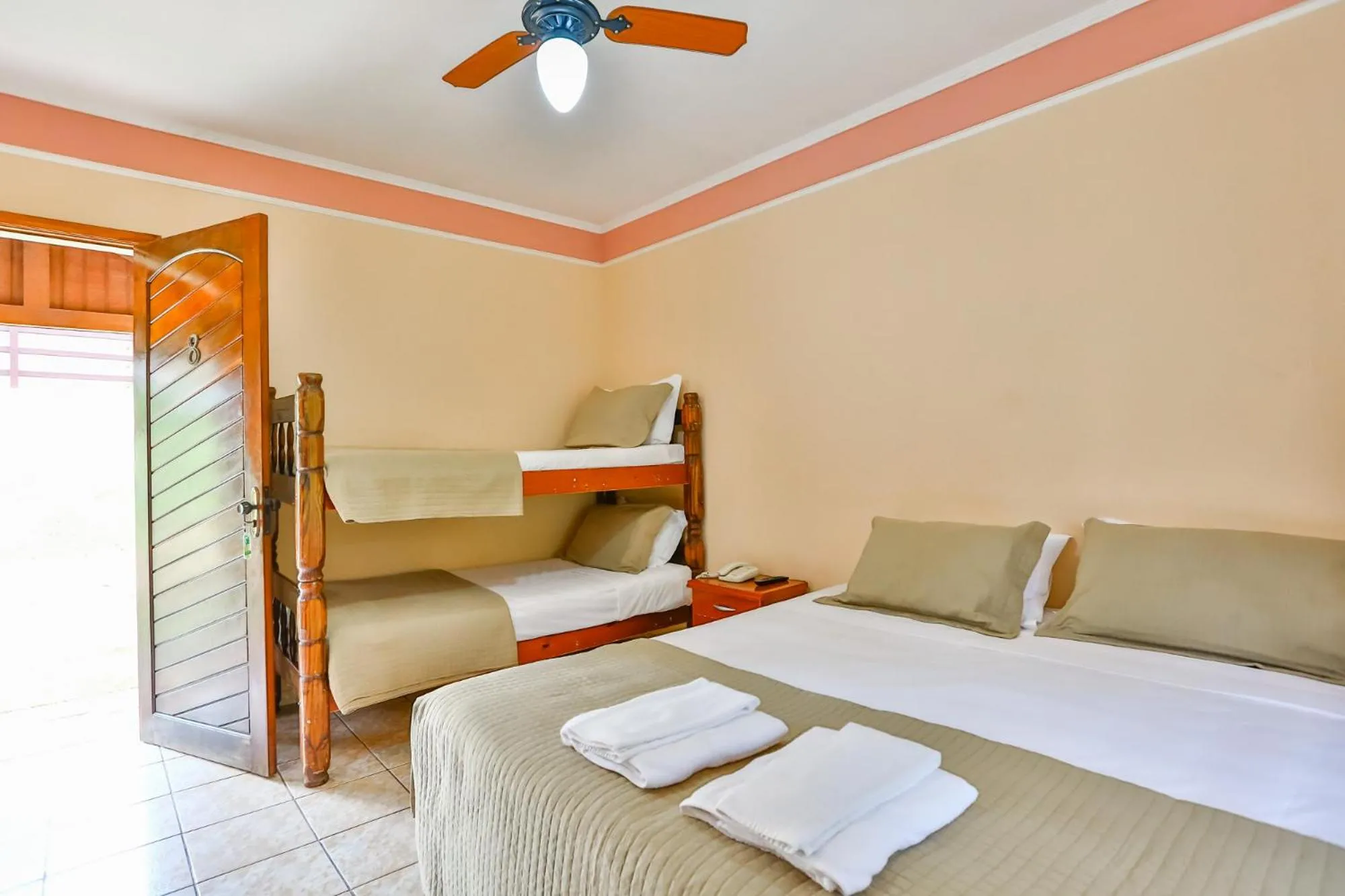 Bed in Pousada Recanto do Amanhecer