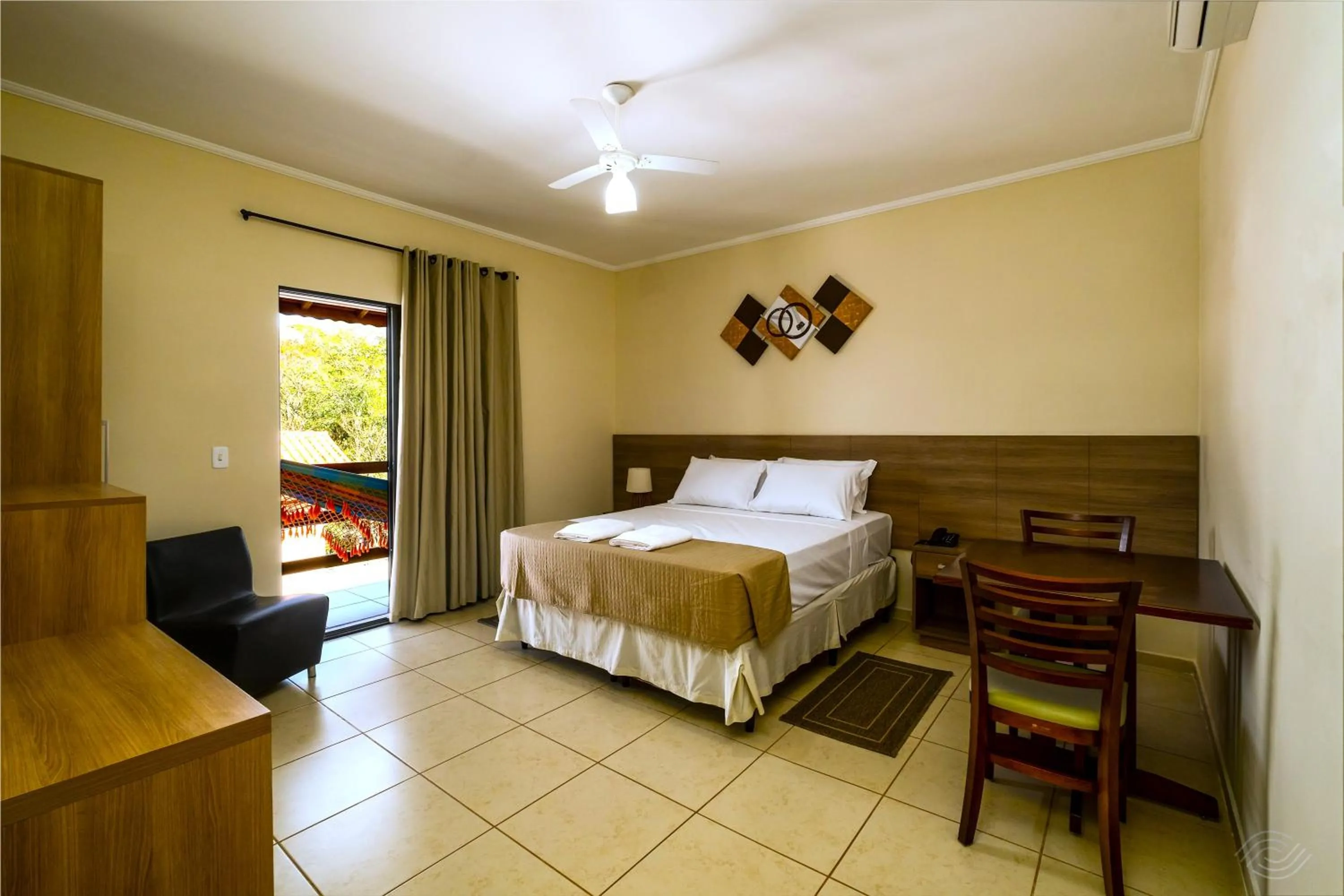 Bedroom, Bed in Pousada Recanto do Amanhecer