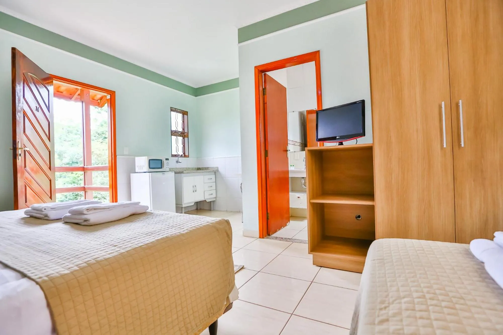 Photo of the whole room, Bed in Pousada Recanto do Amanhecer