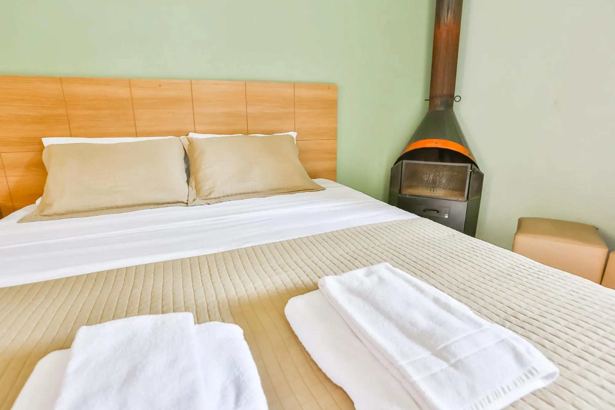 Bed in Pousada Recanto do Amanhecer