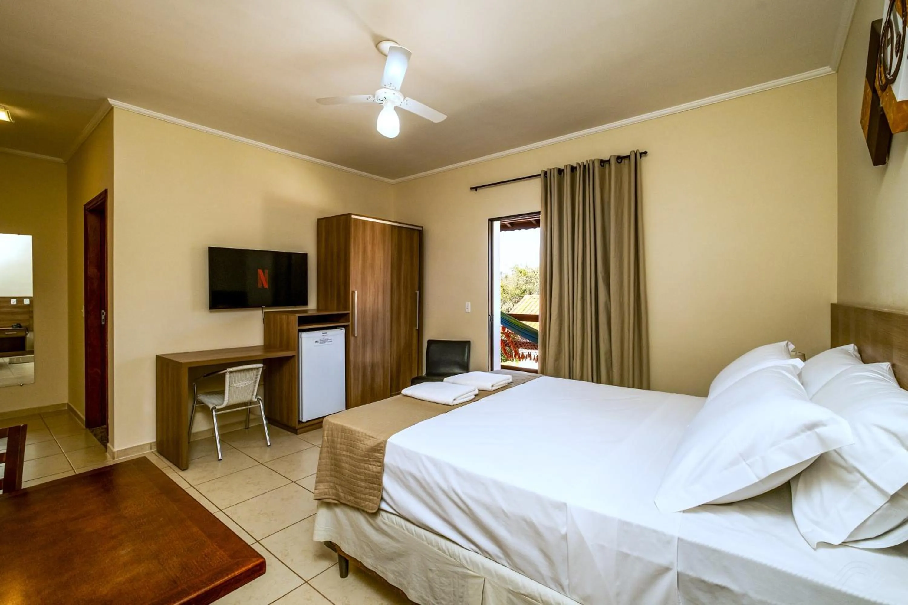 Bedroom, Bed in Pousada Recanto do Amanhecer