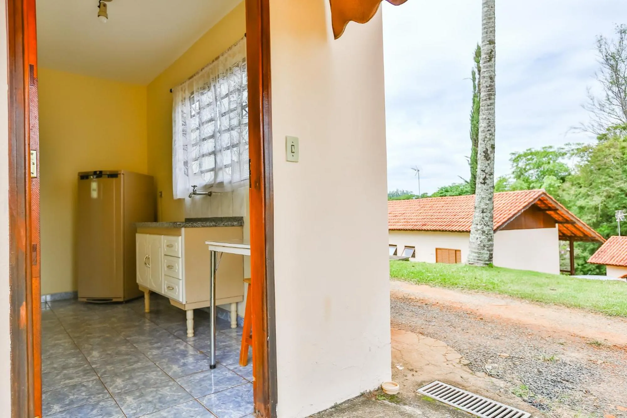 Kitchen or kitchenette in Pousada Recanto do Amanhecer