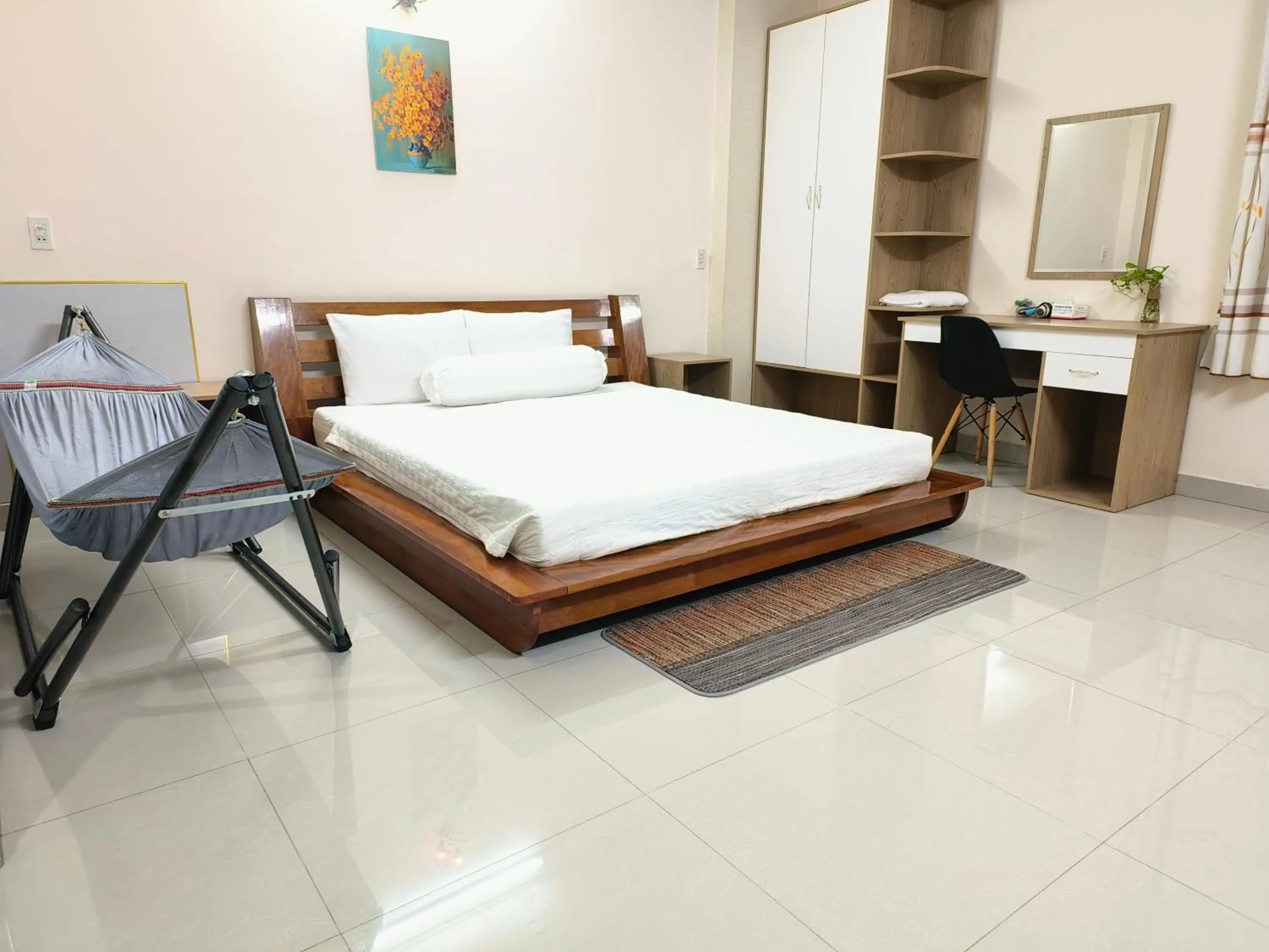 Bed in Winter Spring Homestay Center