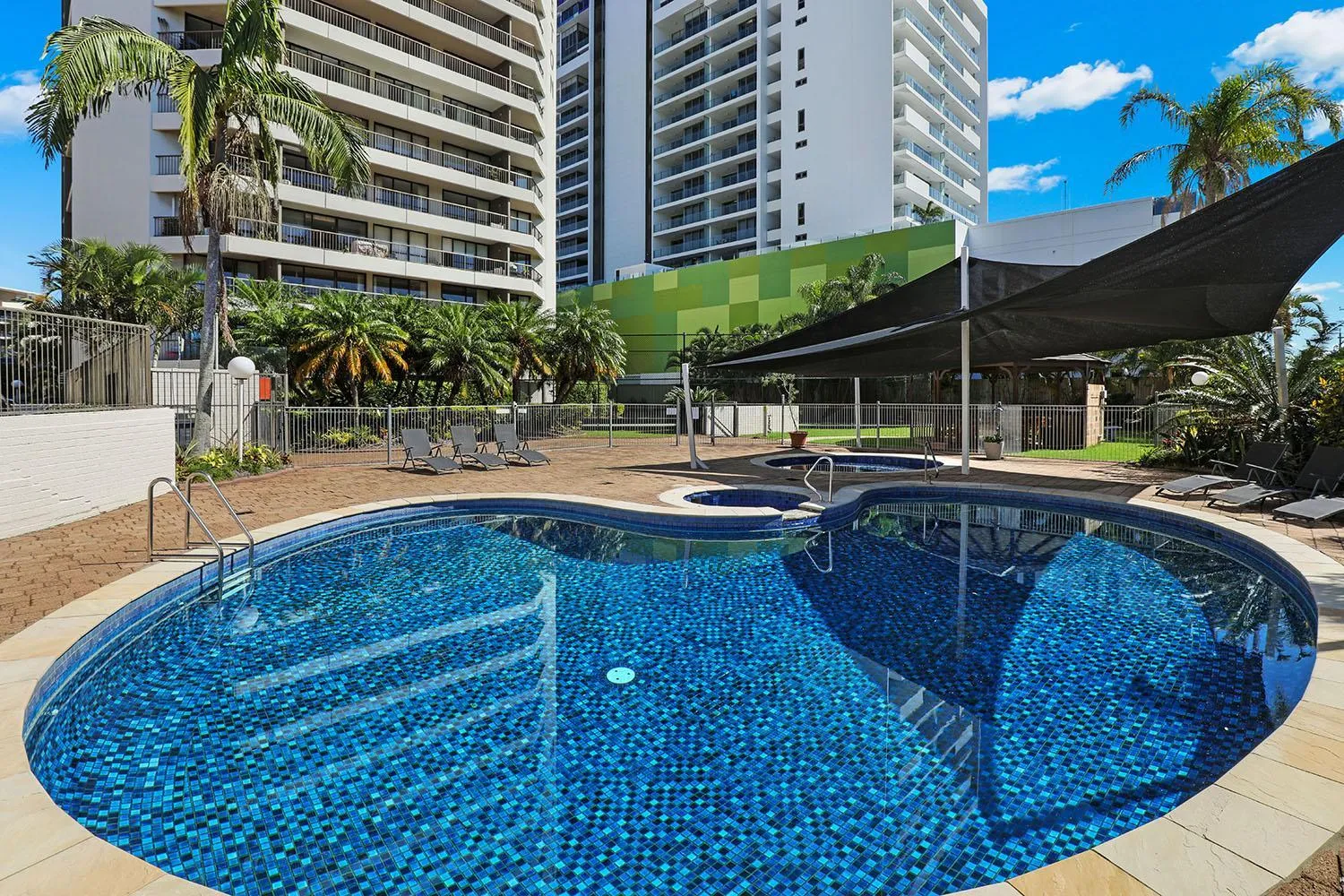 Swimming pool in Palmerston Tower on Southport Broadwater