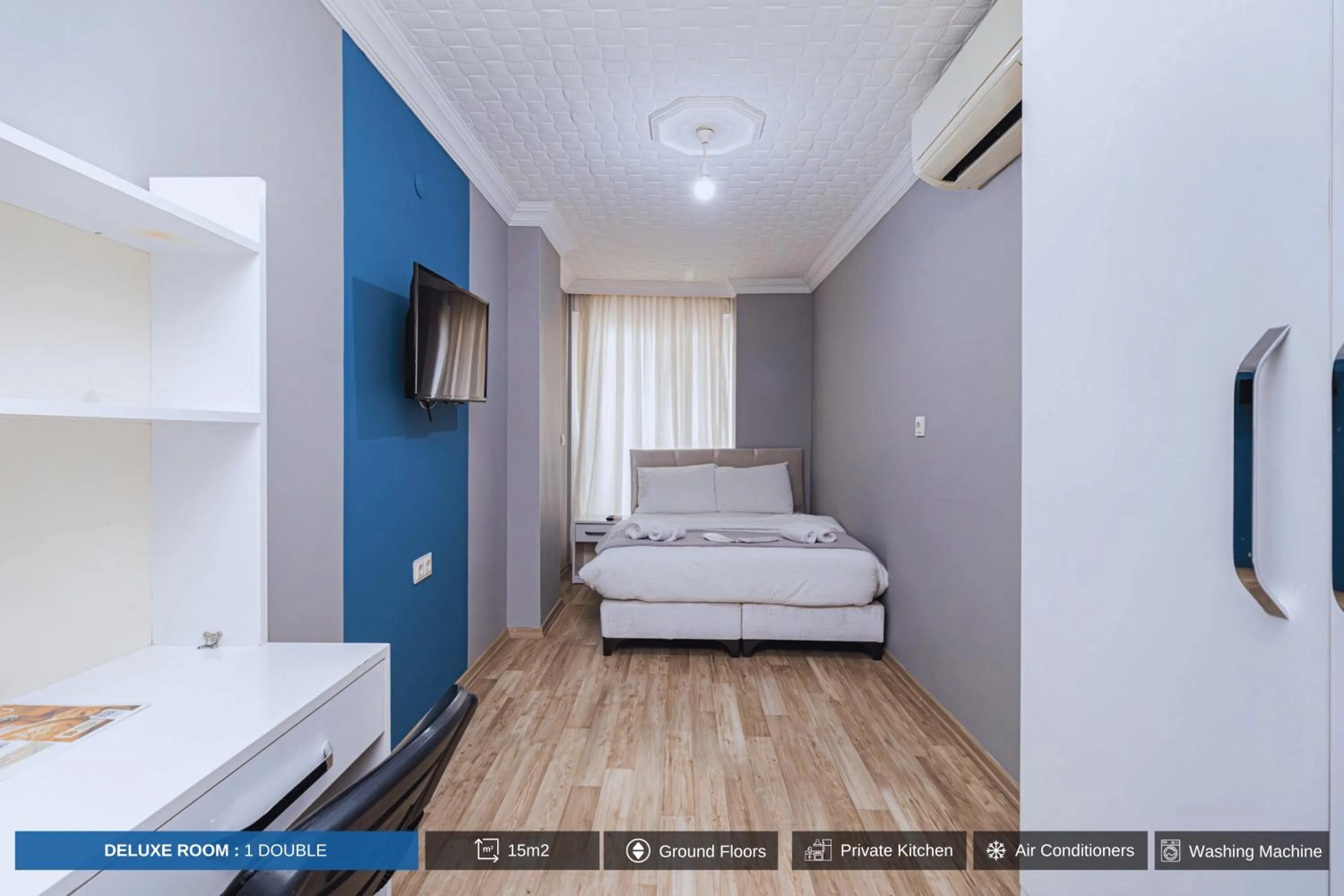 Bed in Antalya Residence Hotel