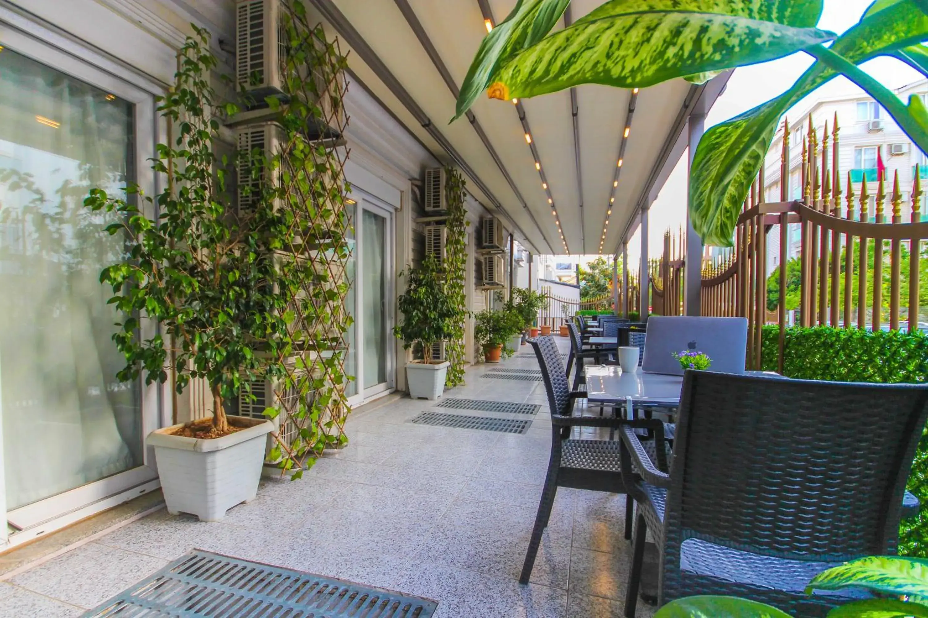 Patio in Antalya Residence Hotel Patio in Antalya Residence Hotel