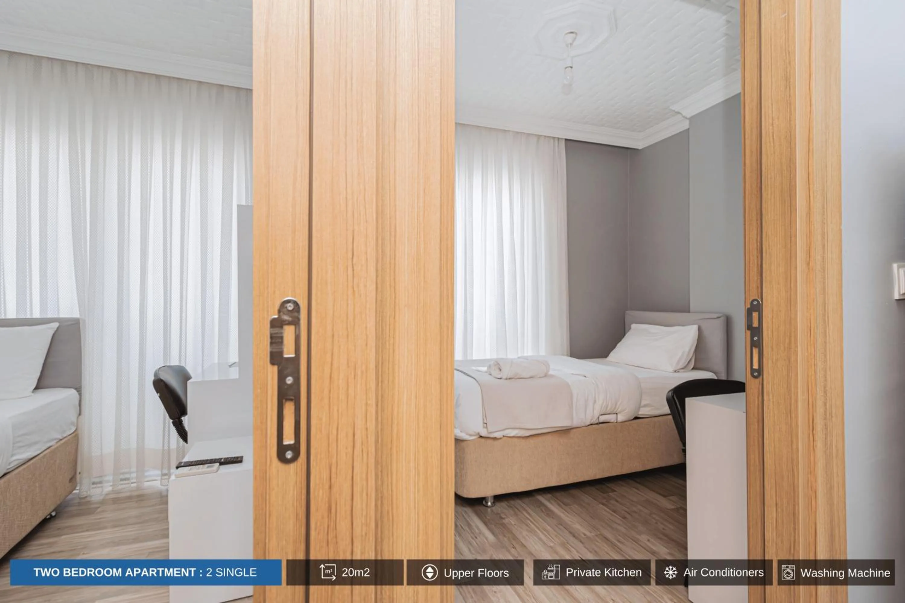 Bed in Antalya Residence Hotel