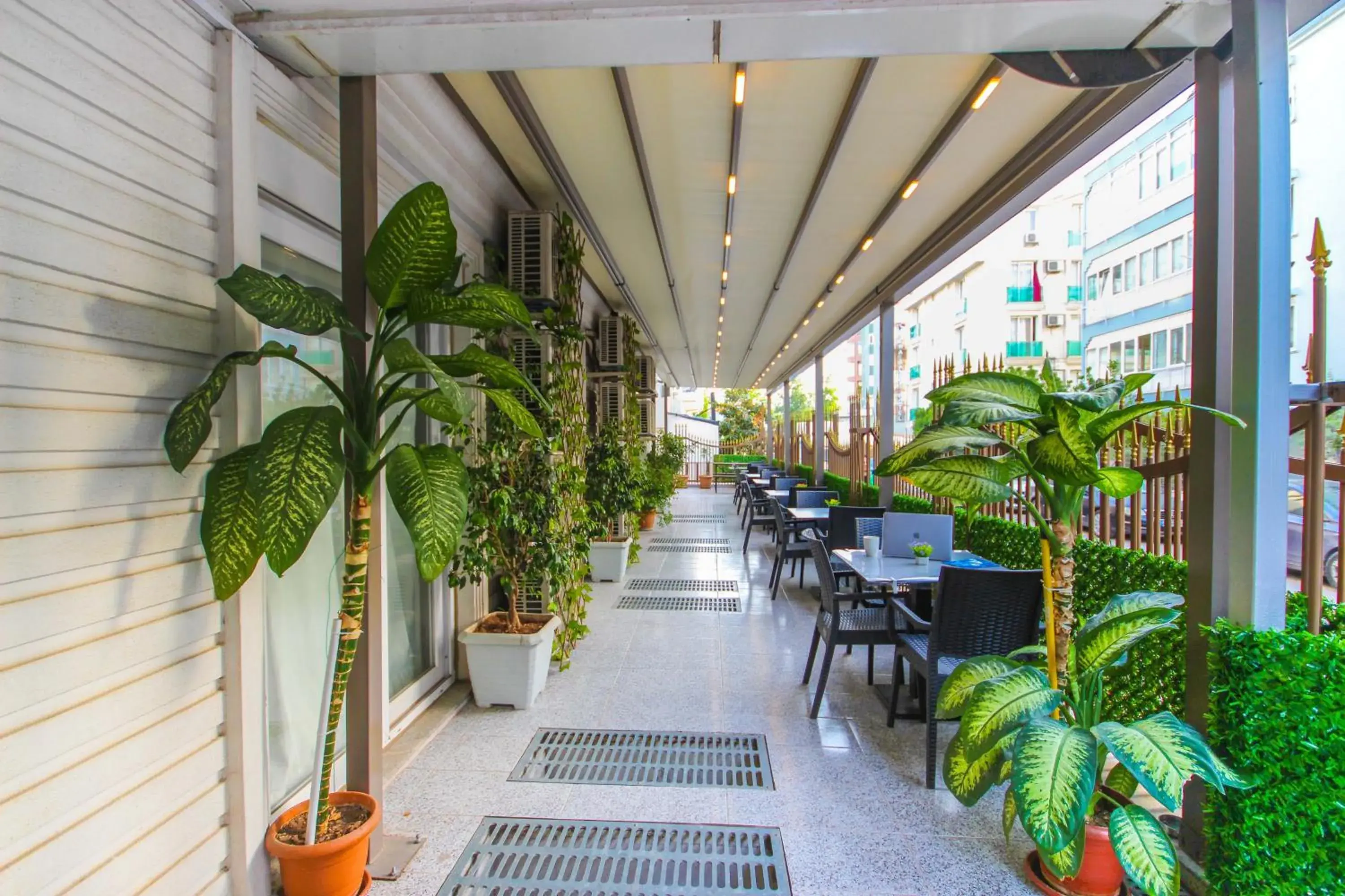 Patio in Antalya Residence Hotel Patio in Antalya Residence Hotel