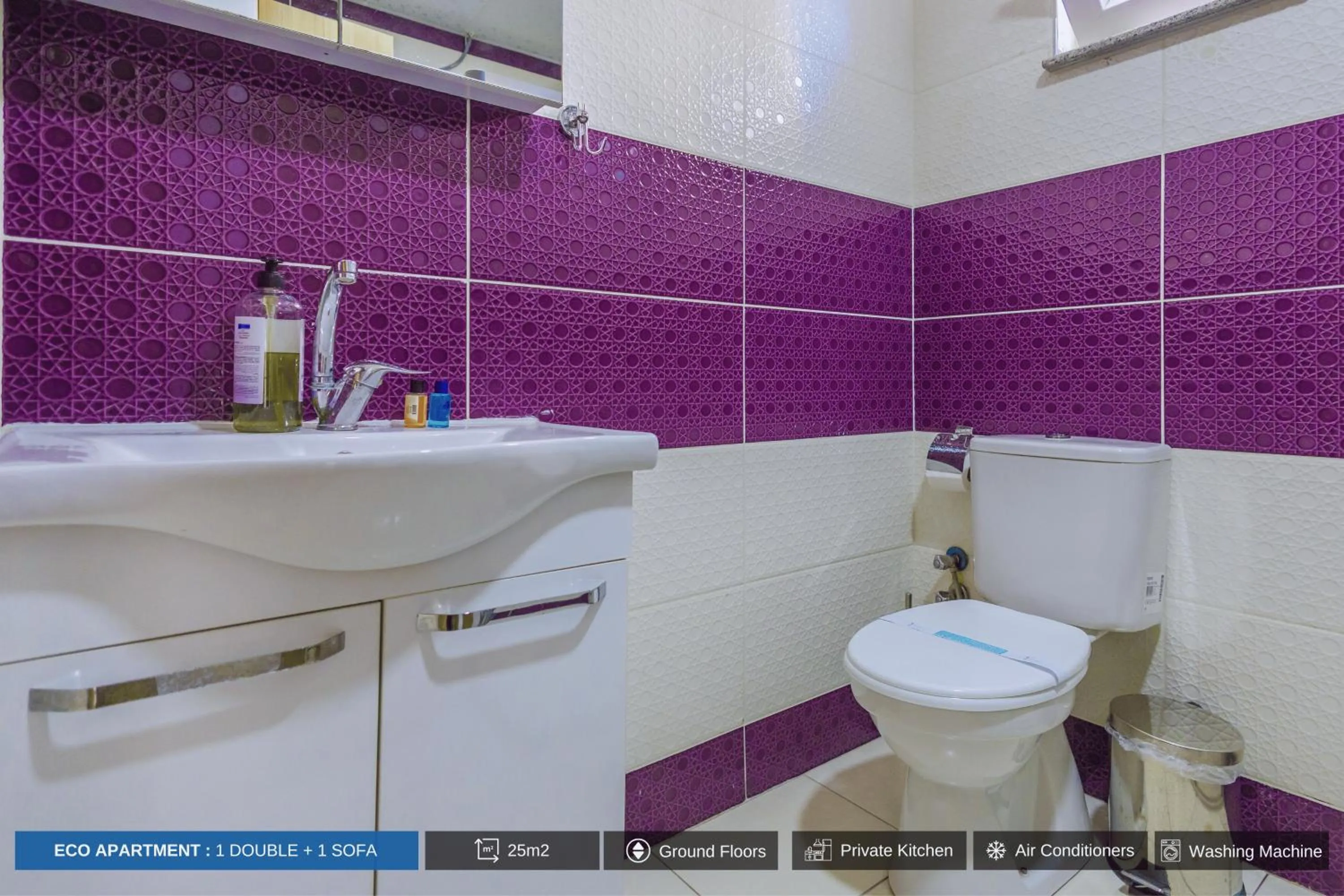 Toilet in Antalya Residence Hotel